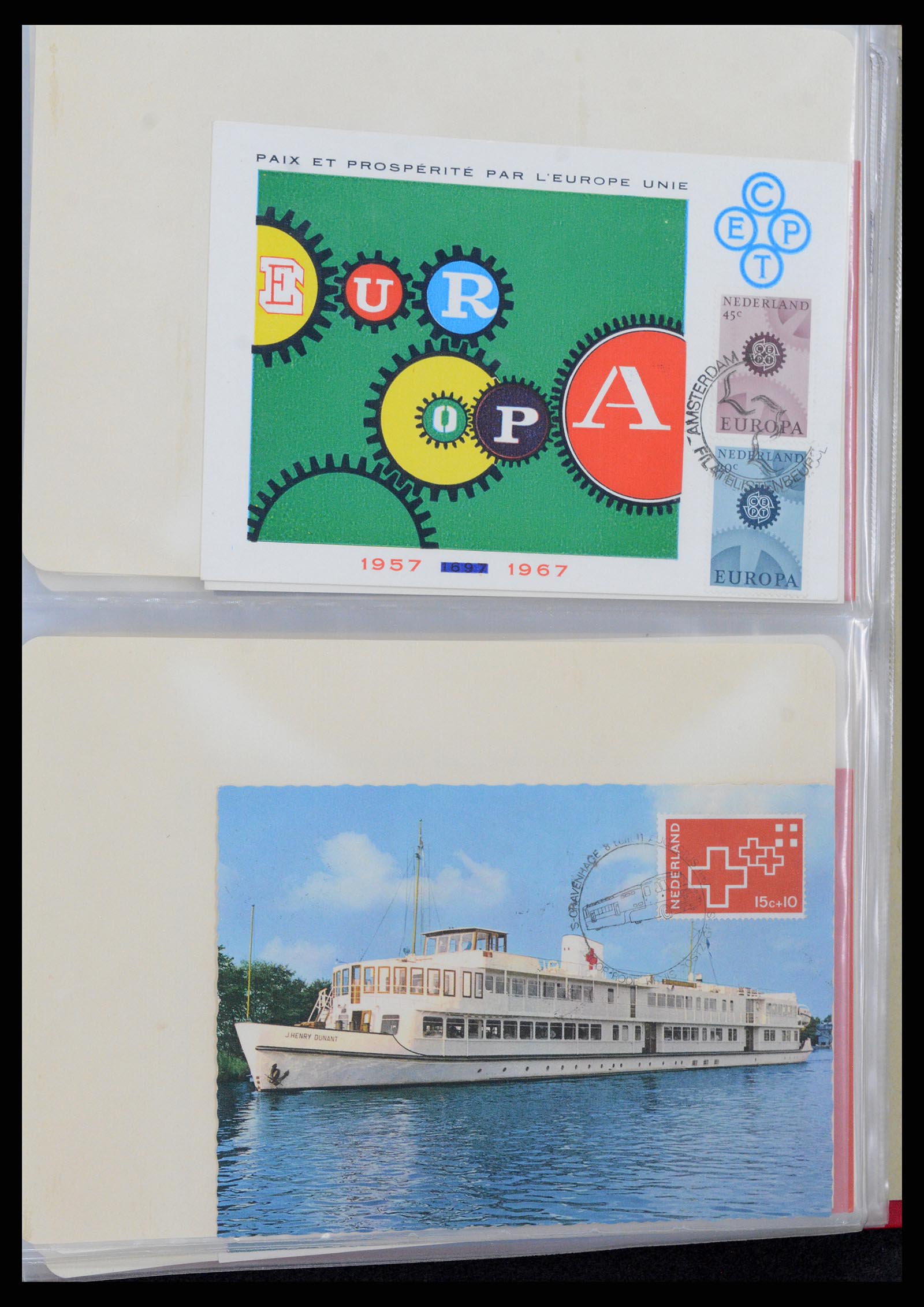 36414 056 - Postzegelverzameling 36414 Nederland maximumkaarten 1938(!)-1987.