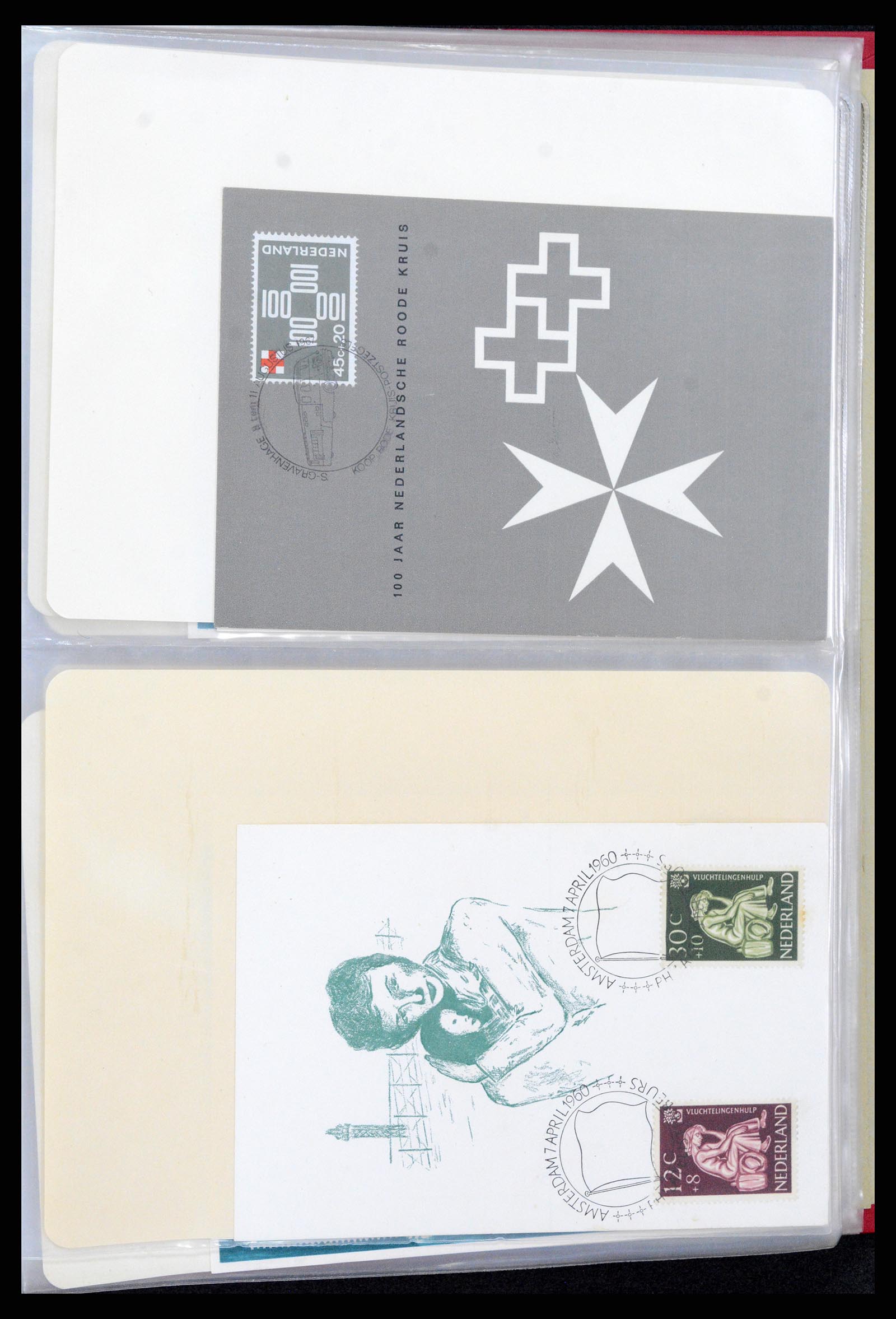36414 062 - Postzegelverzameling 36414 Nederland maximumkaarten 1938(!)-1987.