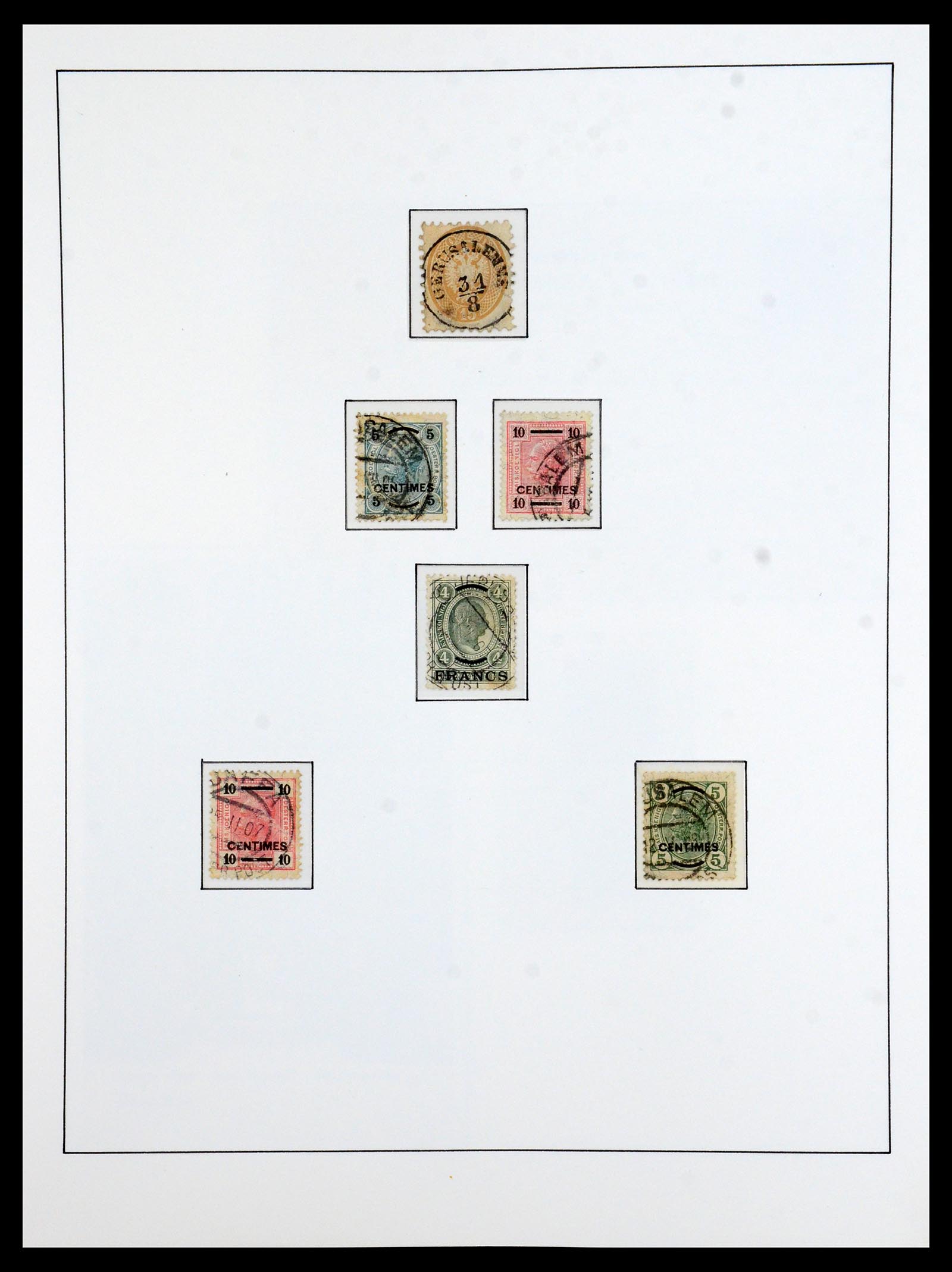 36416 002 - Postzegelverzameling 36416 Levant 1863-1918.