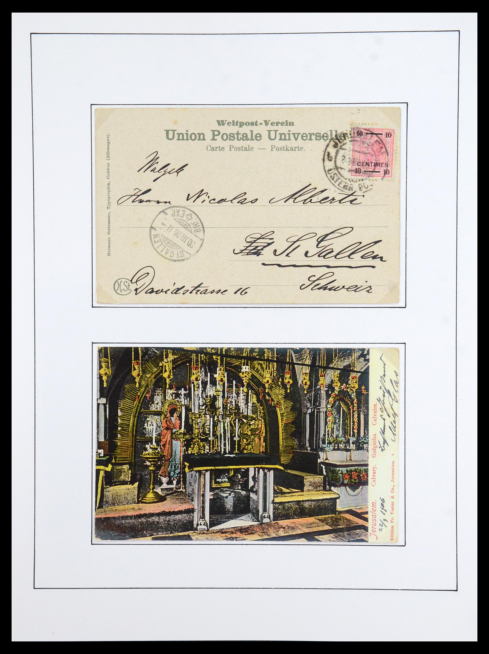 36416 004 - Postzegelverzameling 36416 Levant 1863-1918.