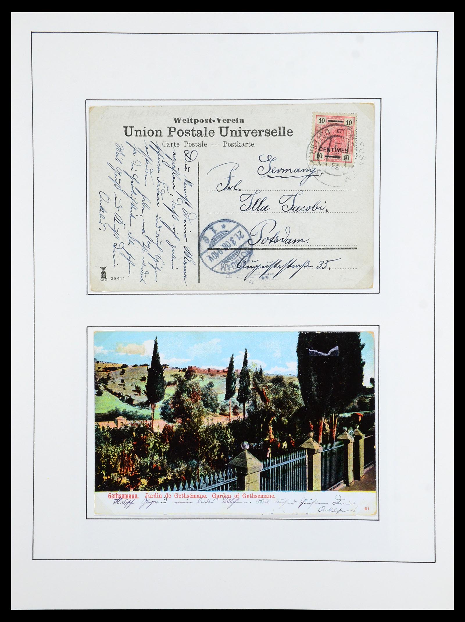 36416 006 - Postzegelverzameling 36416 Levant 1863-1918.