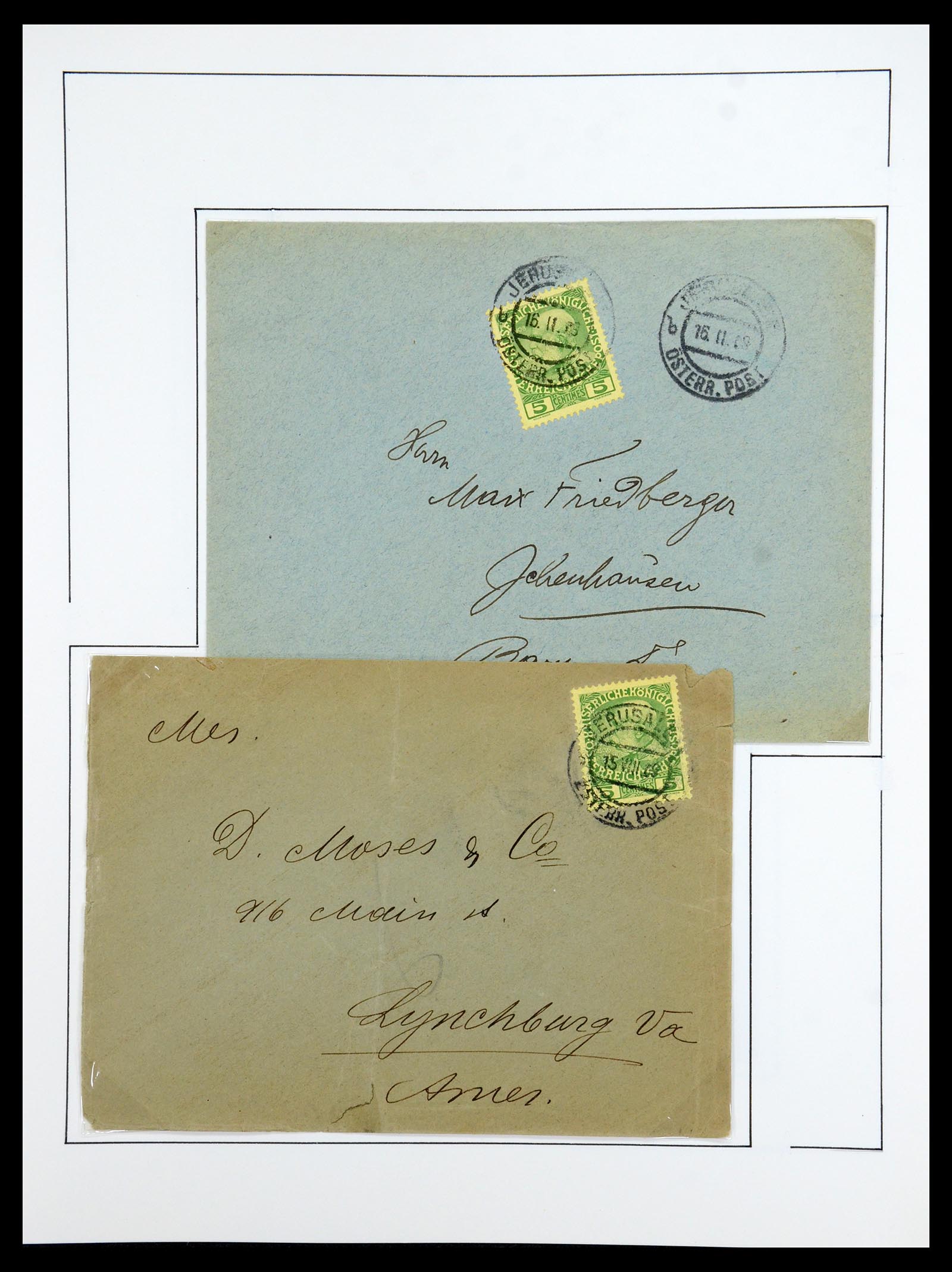36416 011 - Postzegelverzameling 36416 Levant 1863-1918.