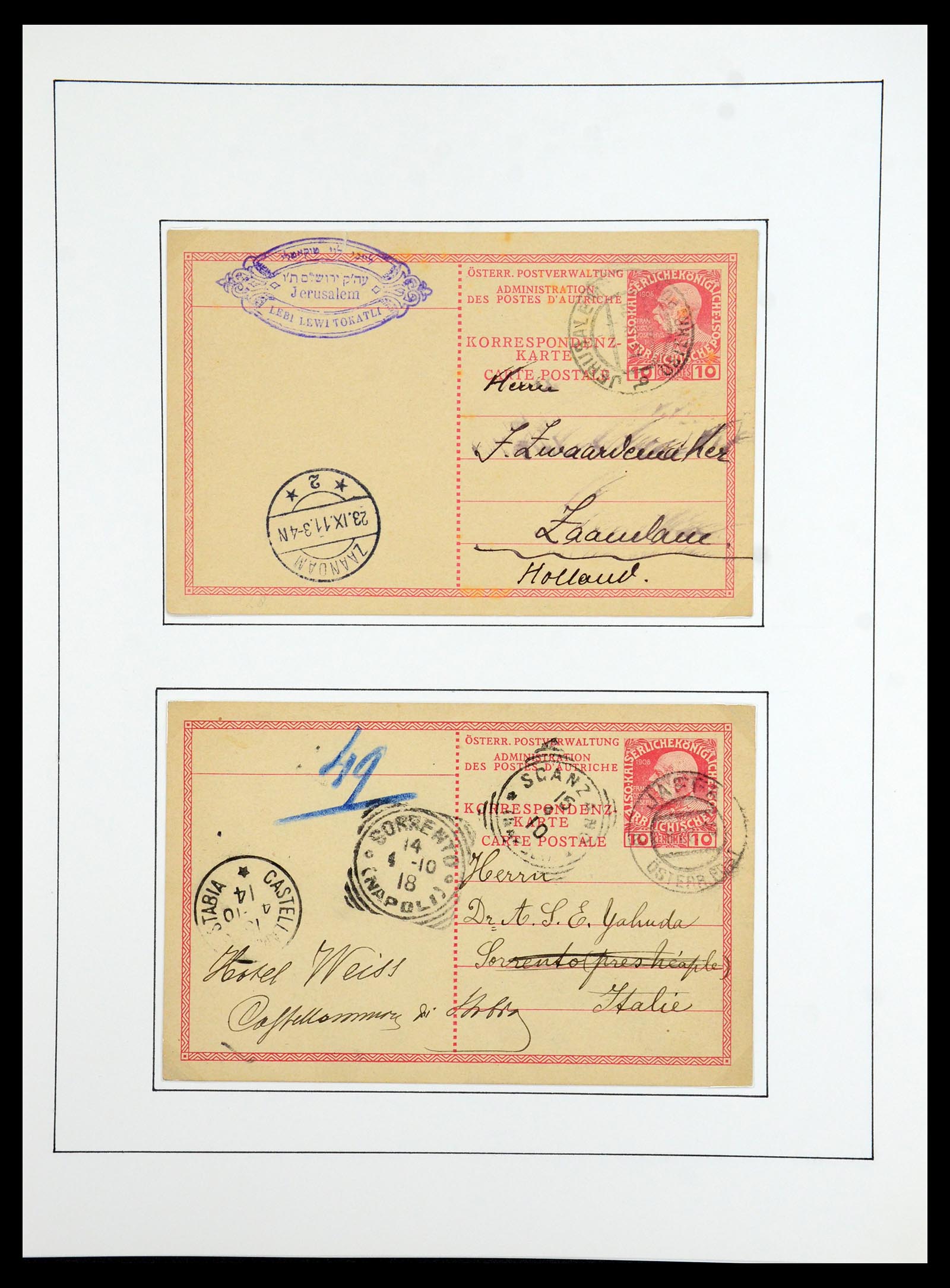 36416 018 - Postzegelverzameling 36416 Levant 1863-1918.
