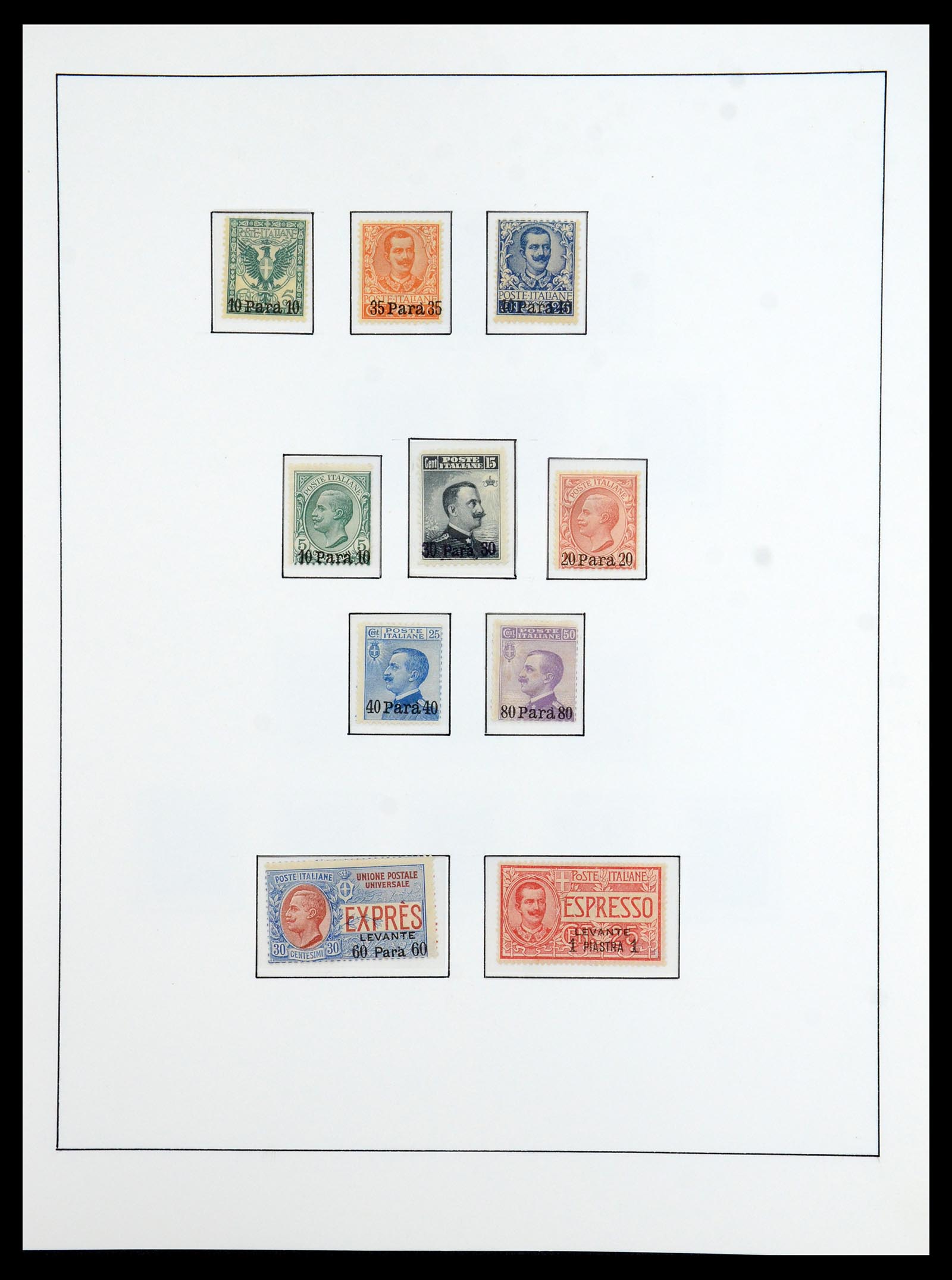 36416 021 - Postzegelverzameling 36416 Levant 1863-1918.