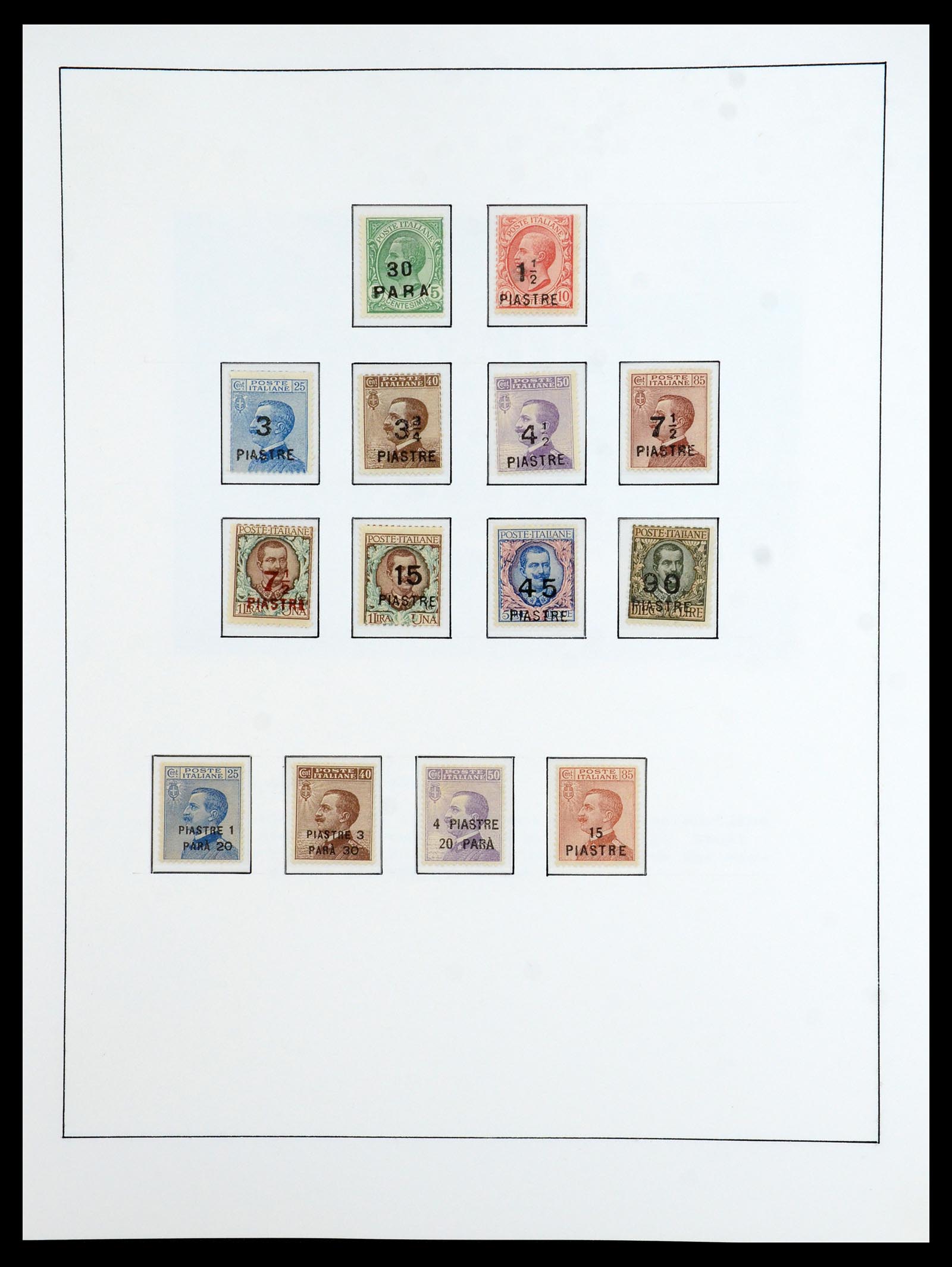 36416 028 - Postzegelverzameling 36416 Levant 1863-1918.