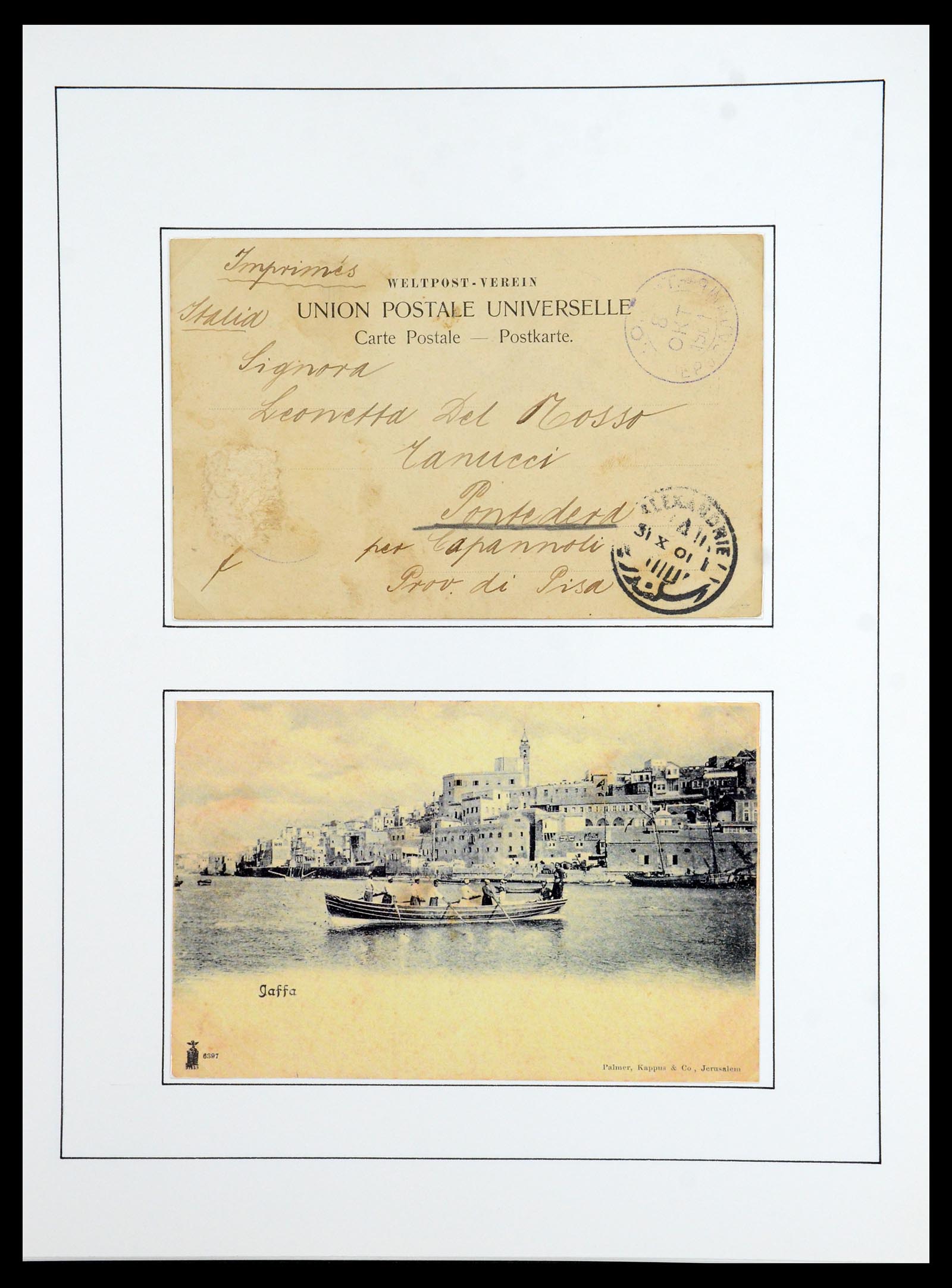 36416 034 - Postzegelverzameling 36416 Levant 1863-1918.