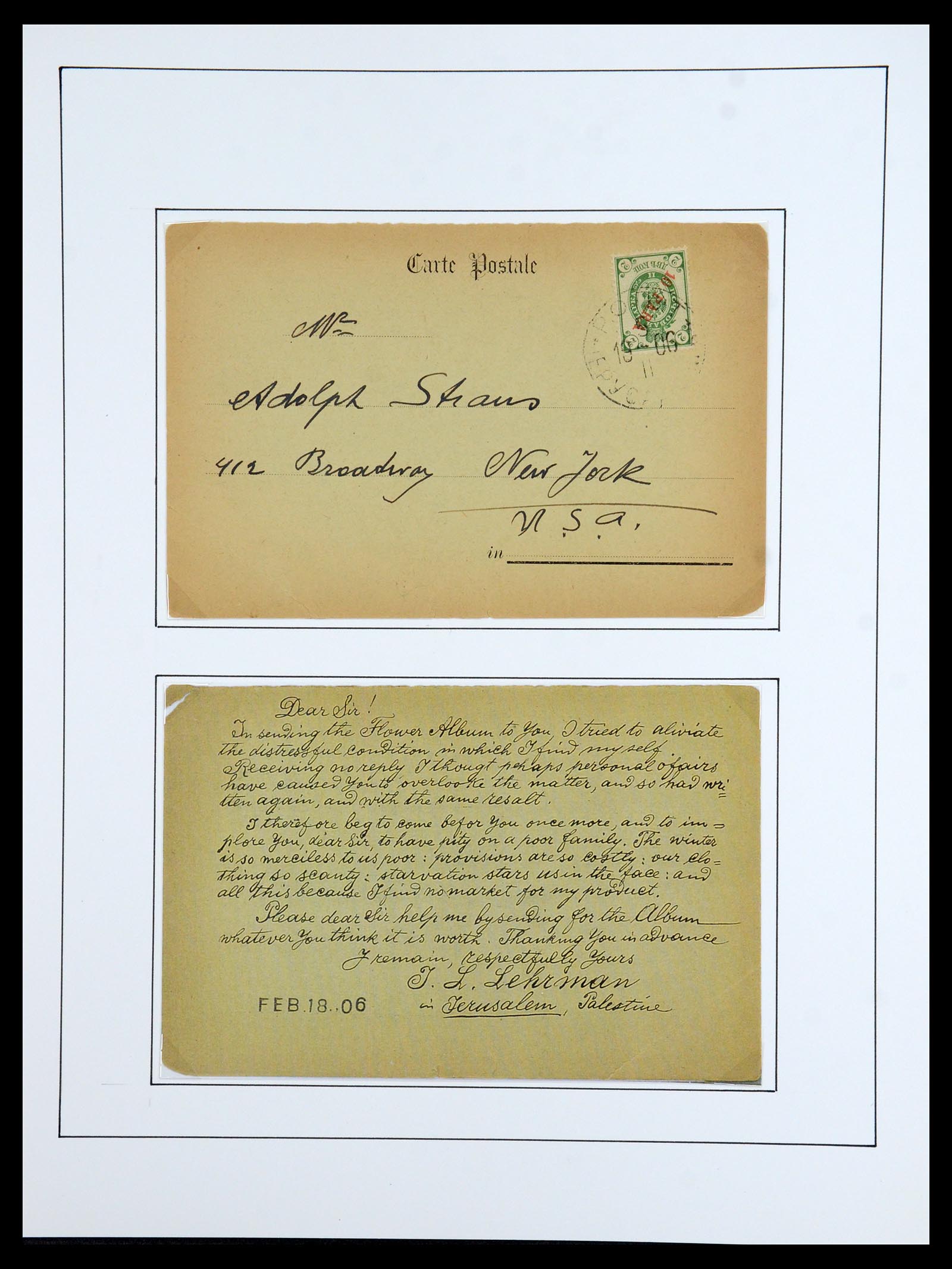 36416 036 - Postzegelverzameling 36416 Levant 1863-1918.