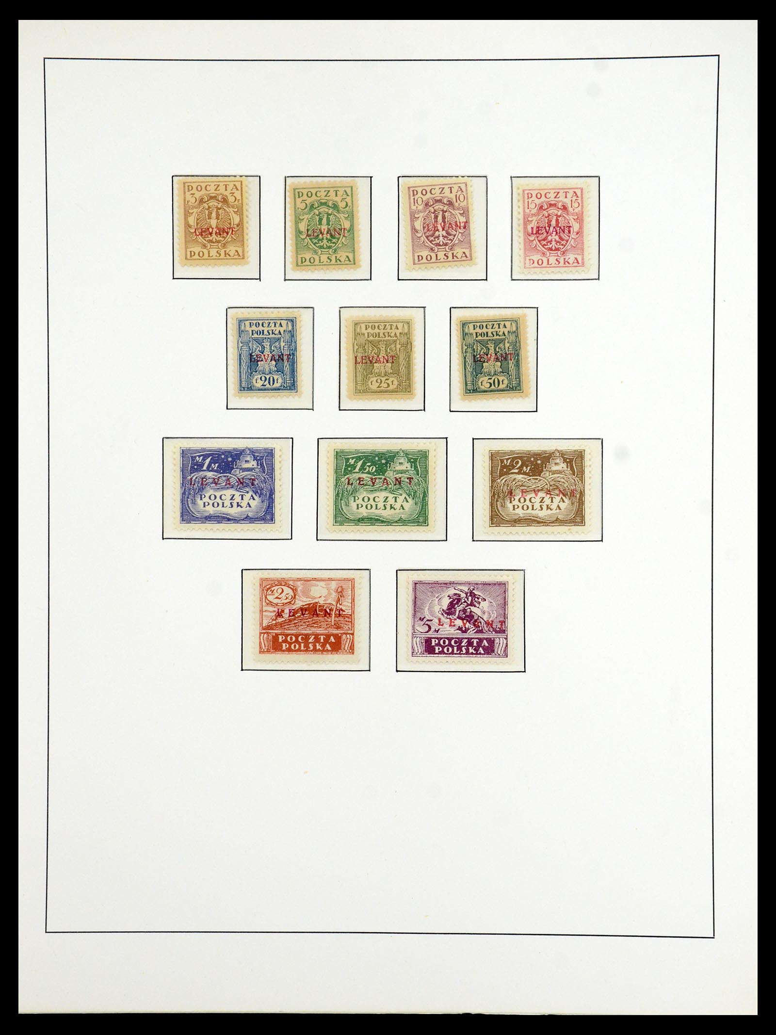 36416 047 - Postzegelverzameling 36416 Levant 1863-1918.