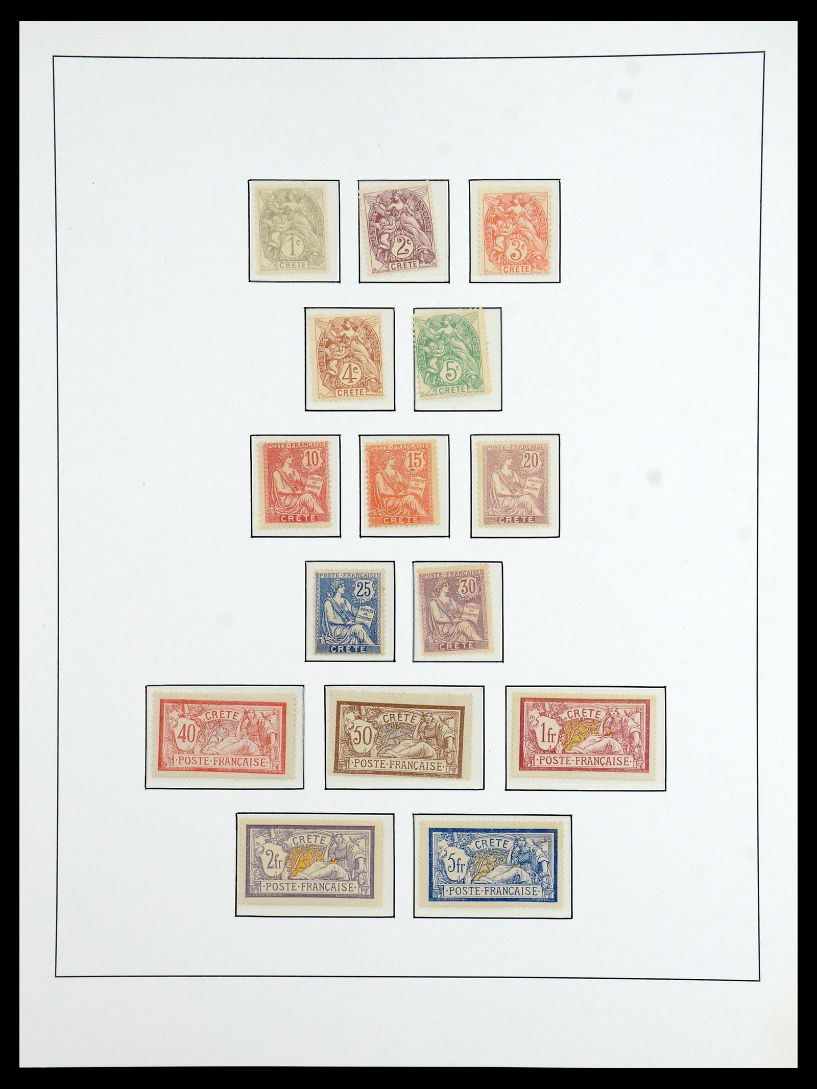 36416 050 - Postzegelverzameling 36416 Levant 1863-1918.