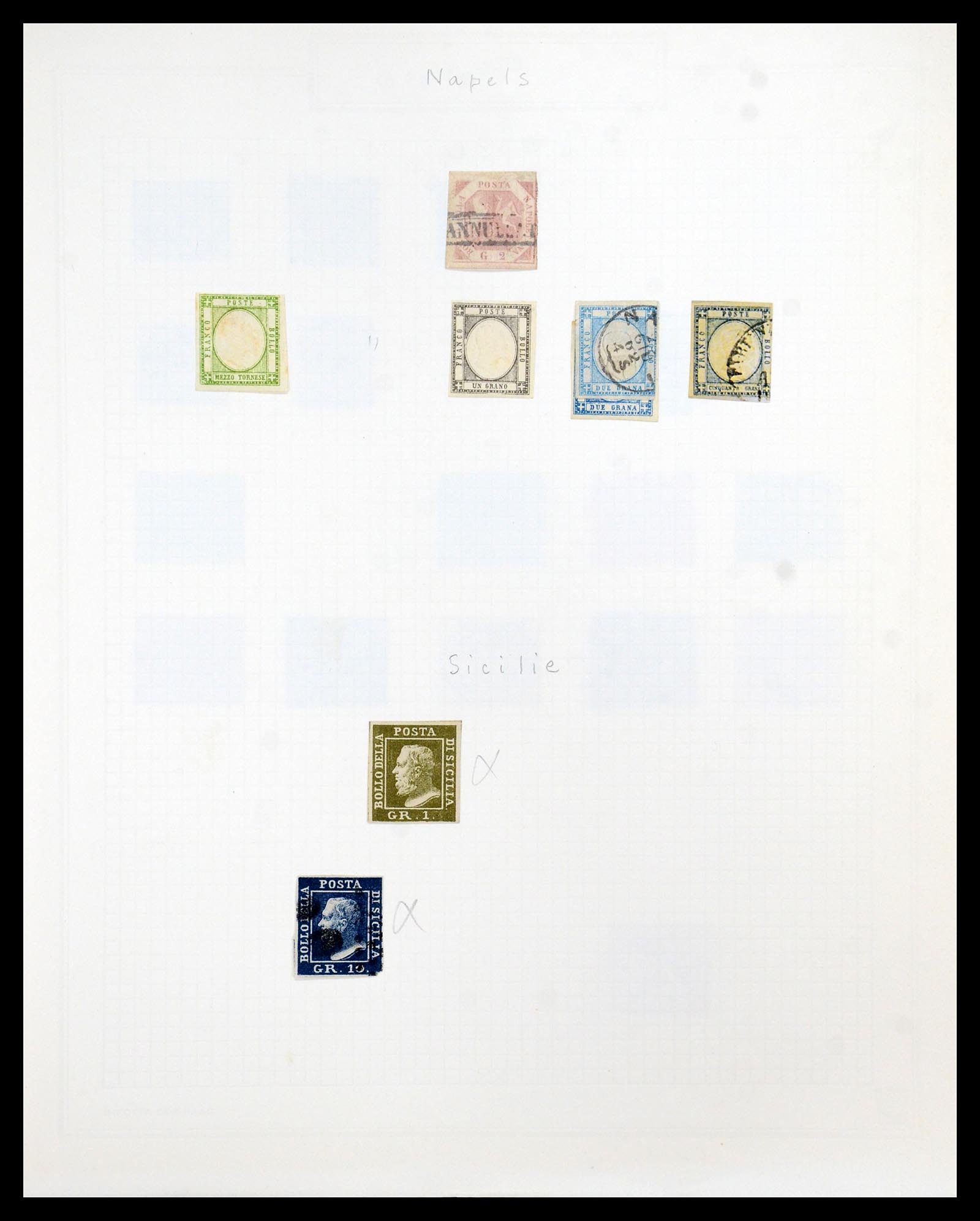 36417 001 - Postzegelverzameling 36417 Italië en Staten 1850-2001.