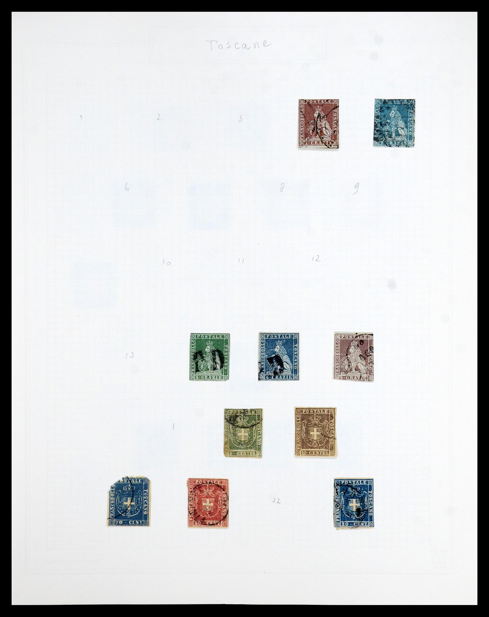 36417 006 - Postzegelverzameling 36417 Italië en Staten 1850-2001.