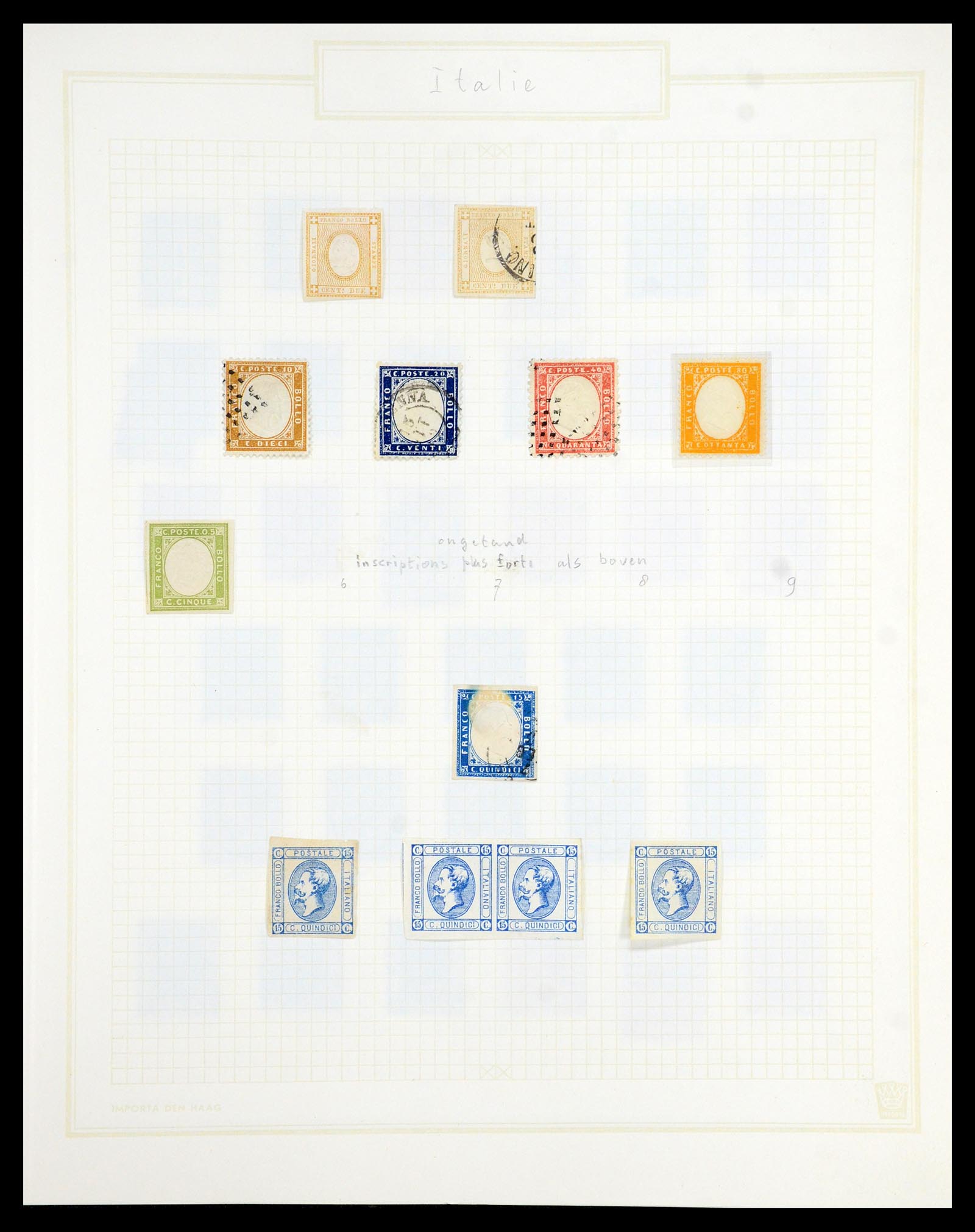 36417 007 - Postzegelverzameling 36417 Italië en Staten 1850-2001.