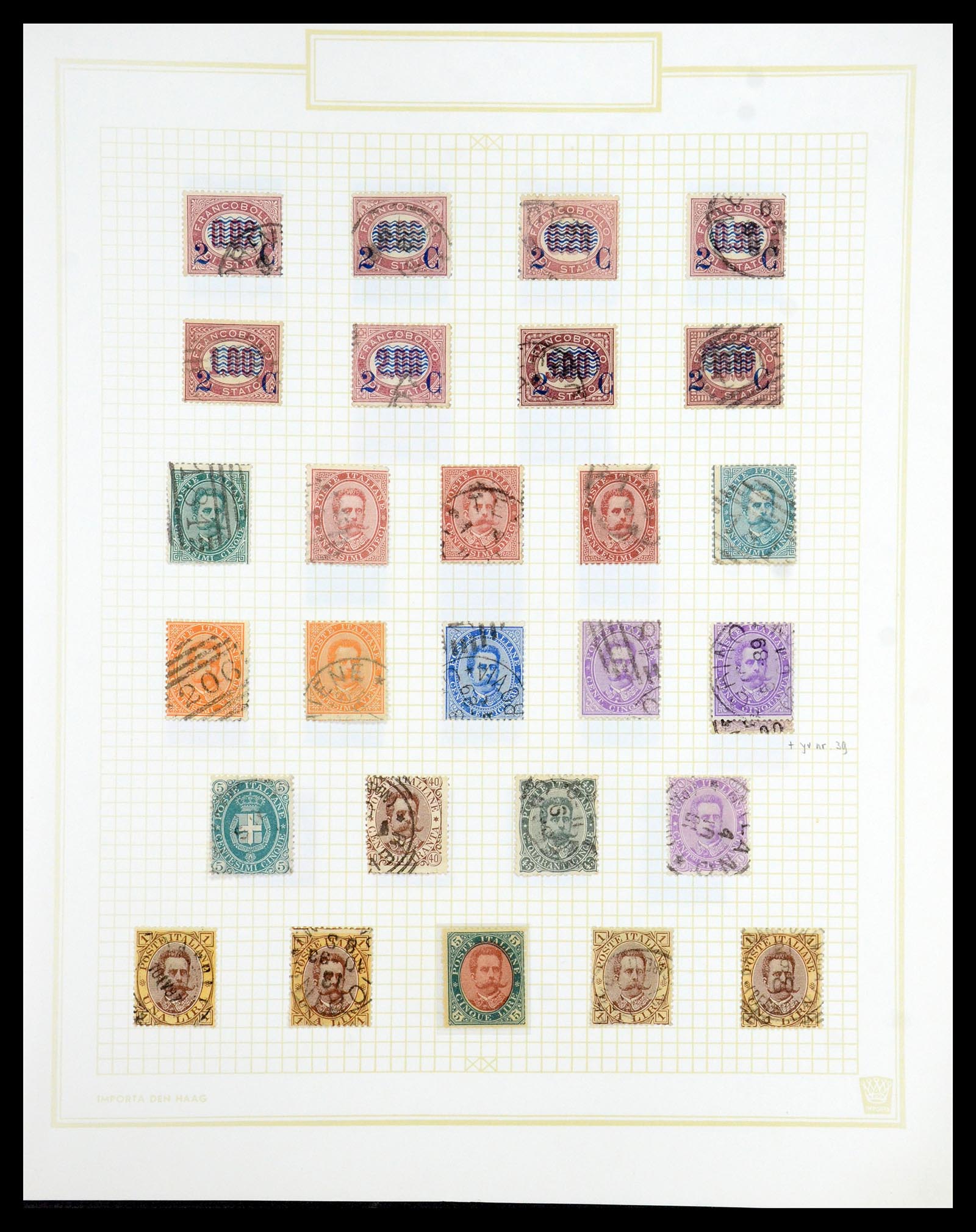 36417 009 - Postzegelverzameling 36417 Italië en Staten 1850-2001.