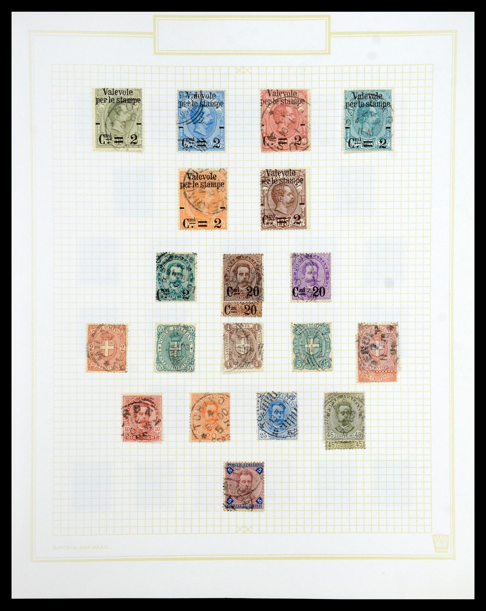 36417 010 - Postzegelverzameling 36417 Italië en Staten 1850-2001.