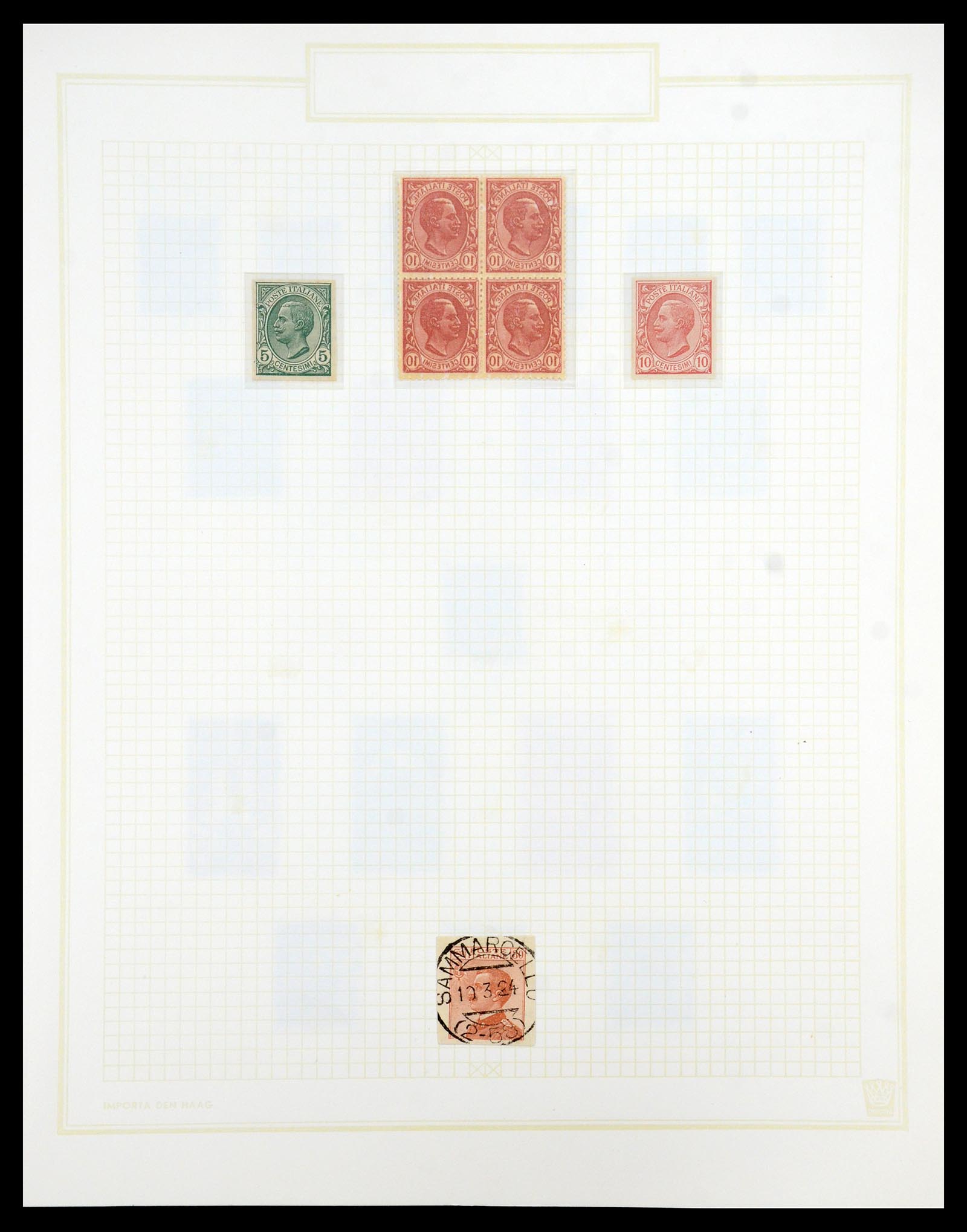 36417 012 - Postzegelverzameling 36417 Italië en Staten 1850-2001.