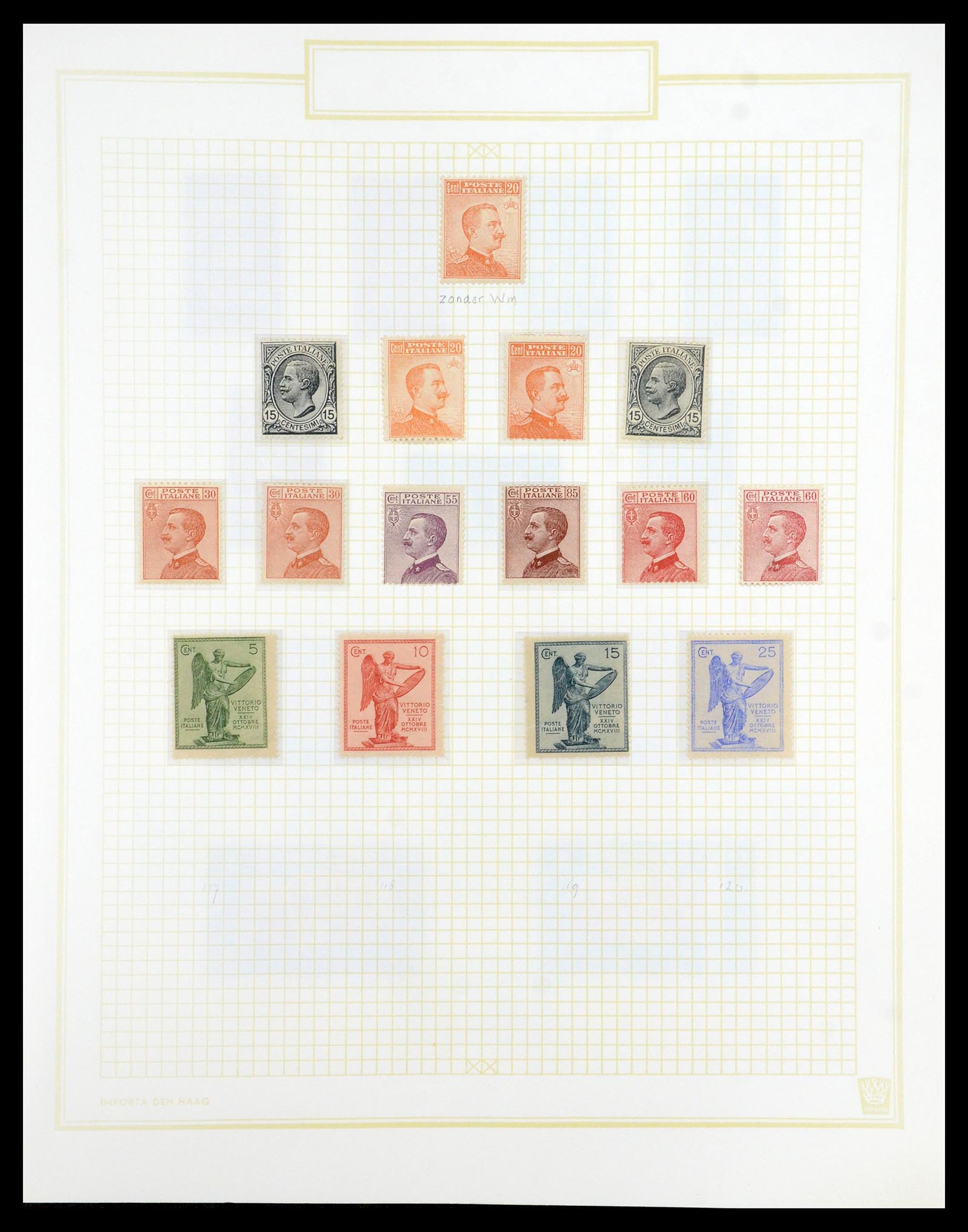 36417 015 - Postzegelverzameling 36417 Italië en Staten 1850-2001.