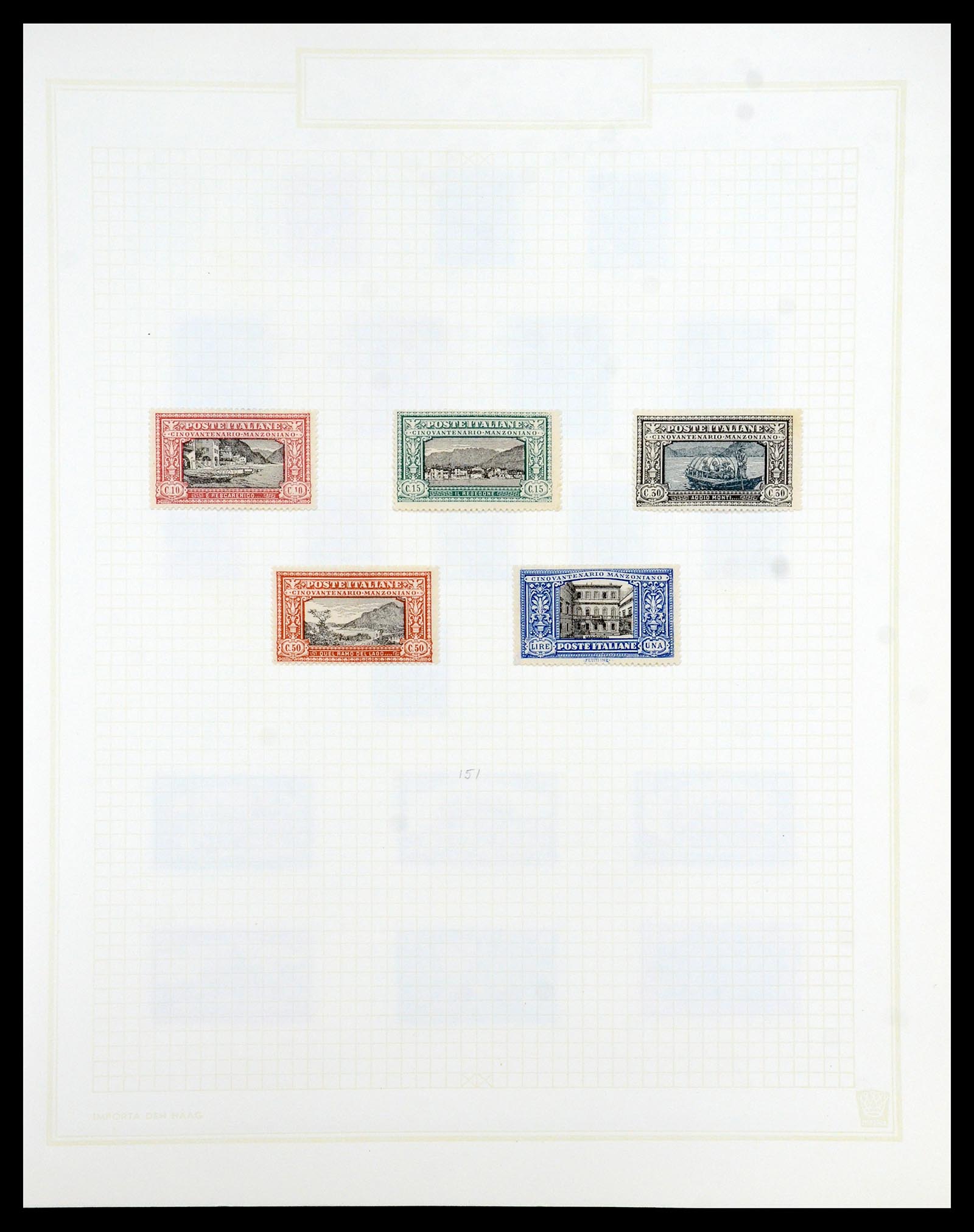 36417 018 - Postzegelverzameling 36417 Italië en Staten 1850-2001.