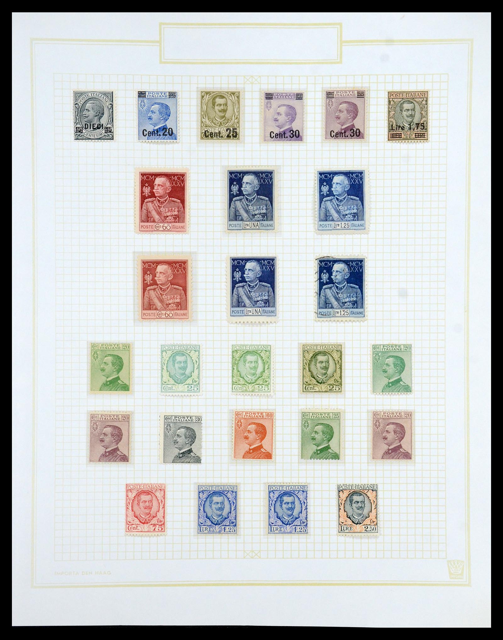 36417 020 - Postzegelverzameling 36417 Italië en Staten 1850-2001.