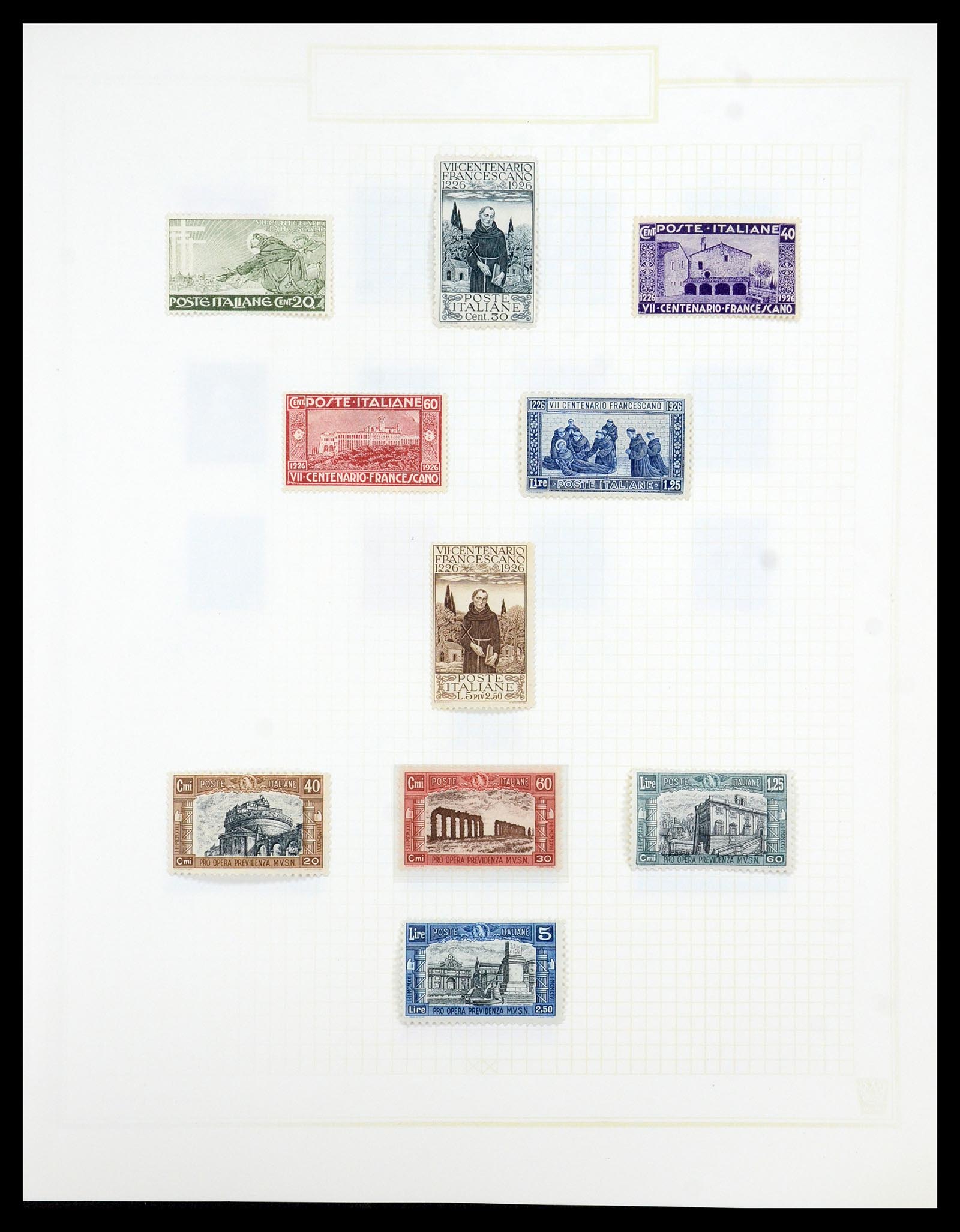 36417 021 - Postzegelverzameling 36417 Italië en Staten 1850-2001.