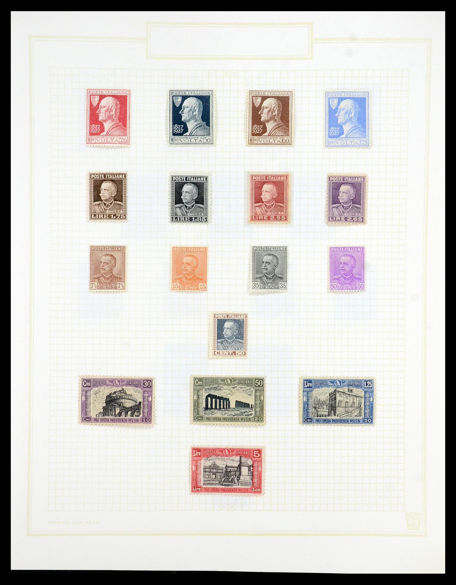 36417 022 - Postzegelverzameling 36417 Italië en Staten 1850-2001.
