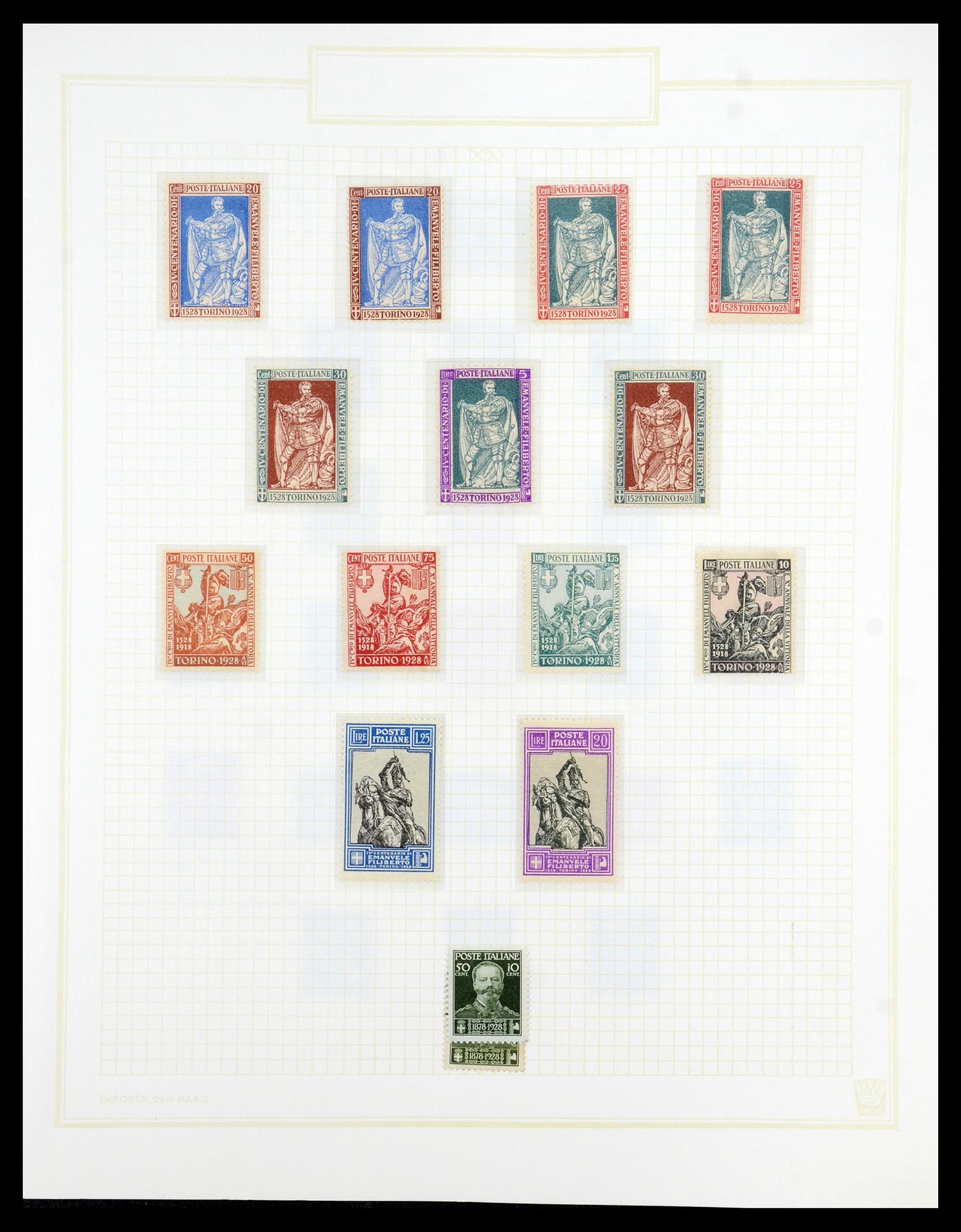 36417 023 - Postzegelverzameling 36417 Italië en Staten 1850-2001.