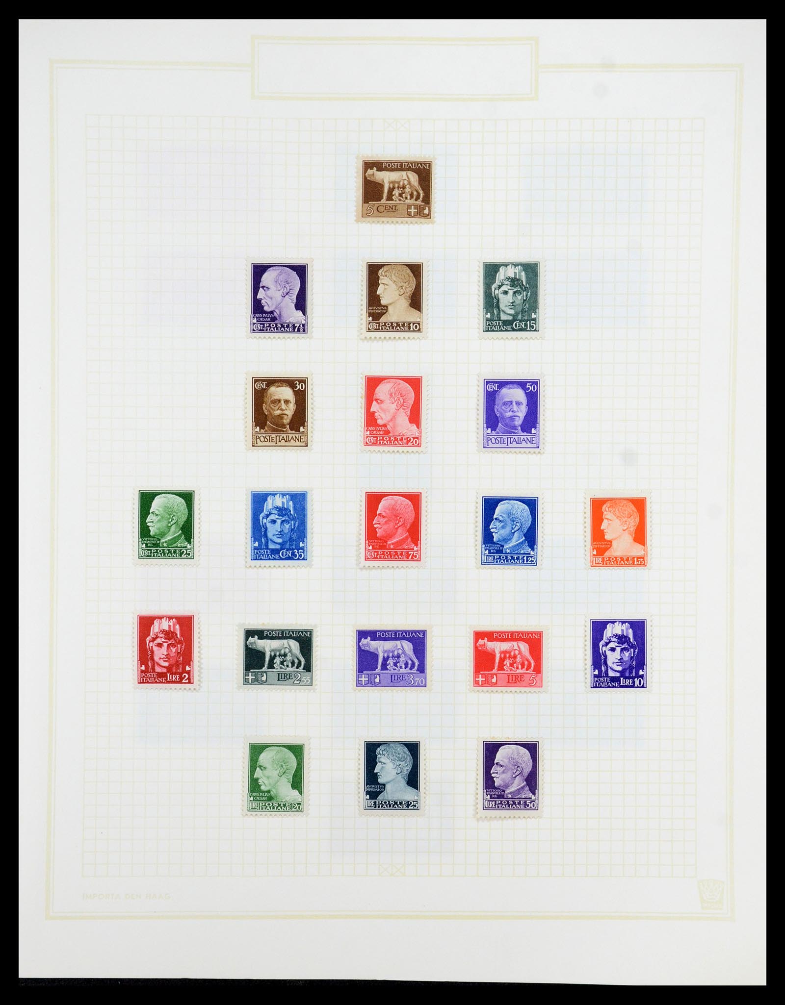 36417 024 - Postzegelverzameling 36417 Italië en Staten 1850-2001.