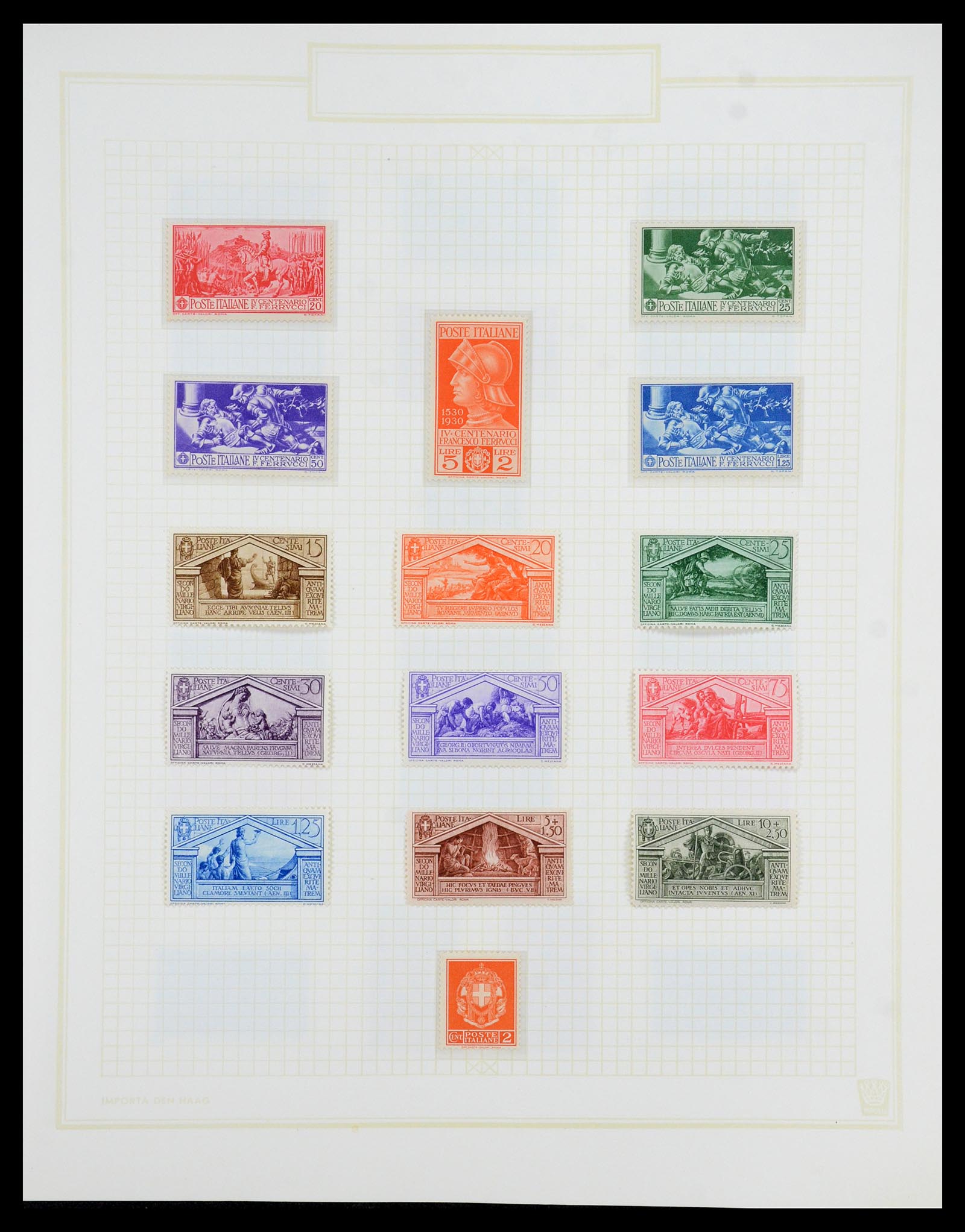 36417 026 - Postzegelverzameling 36417 Italië en Staten 1850-2001.