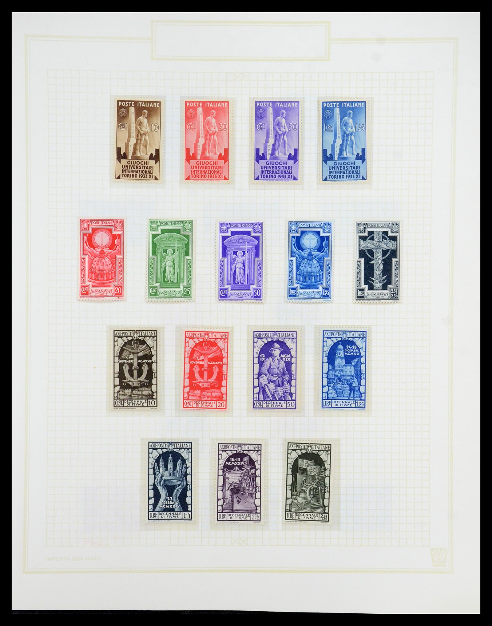 36417 030 - Postzegelverzameling 36417 Italië en Staten 1850-2001.