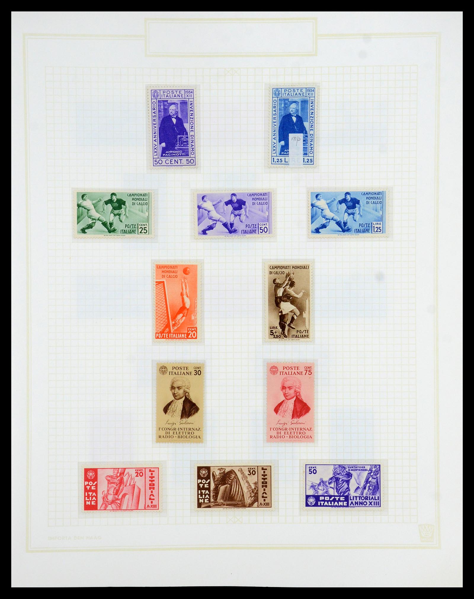 36417 031 - Postzegelverzameling 36417 Italië en Staten 1850-2001.