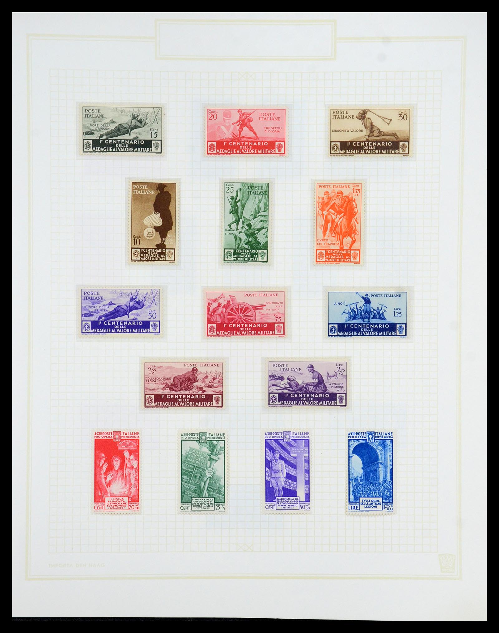 36417 032 - Postzegelverzameling 36417 Italië en Staten 1850-2001.