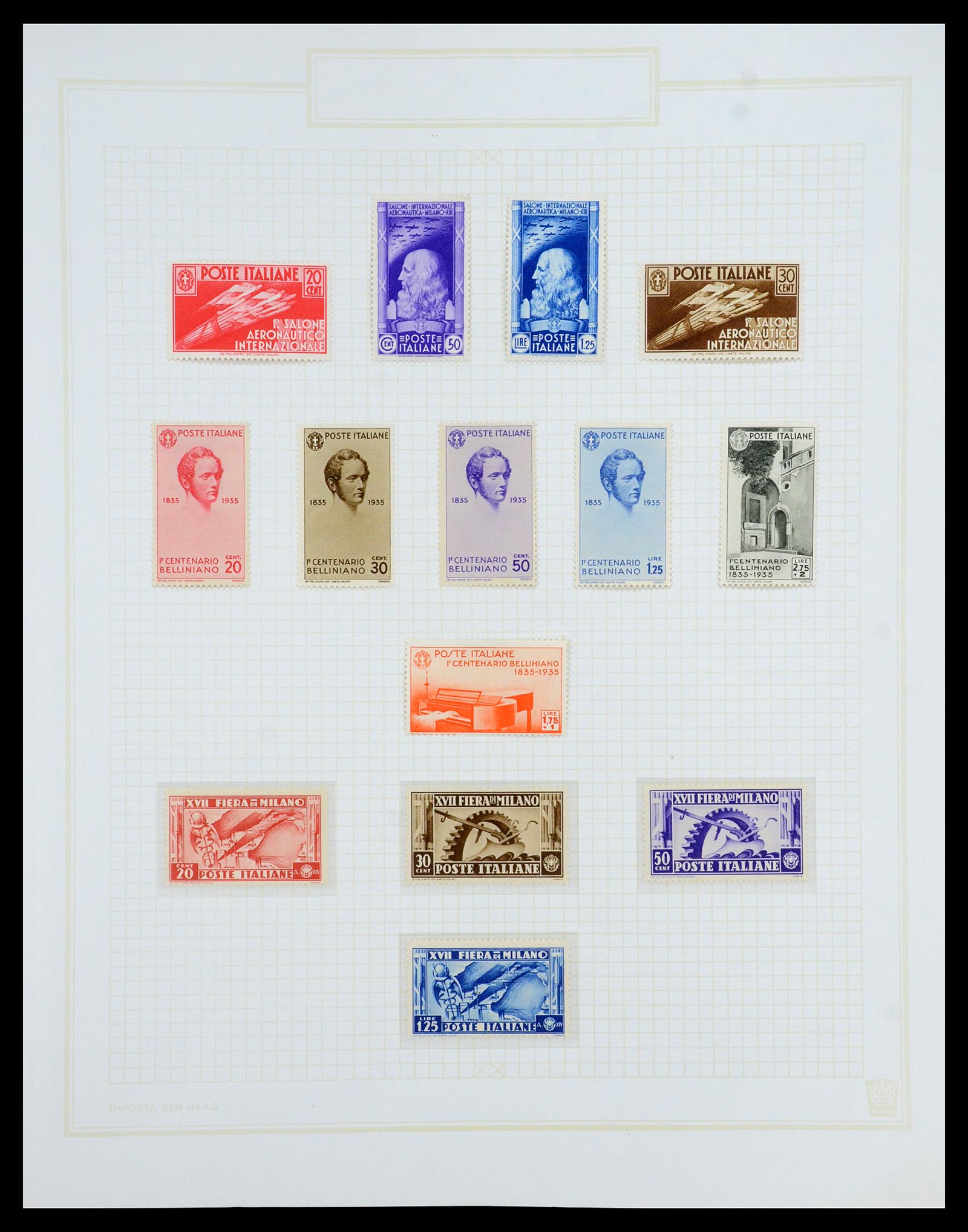 36417 033 - Postzegelverzameling 36417 Italië en Staten 1850-2001.