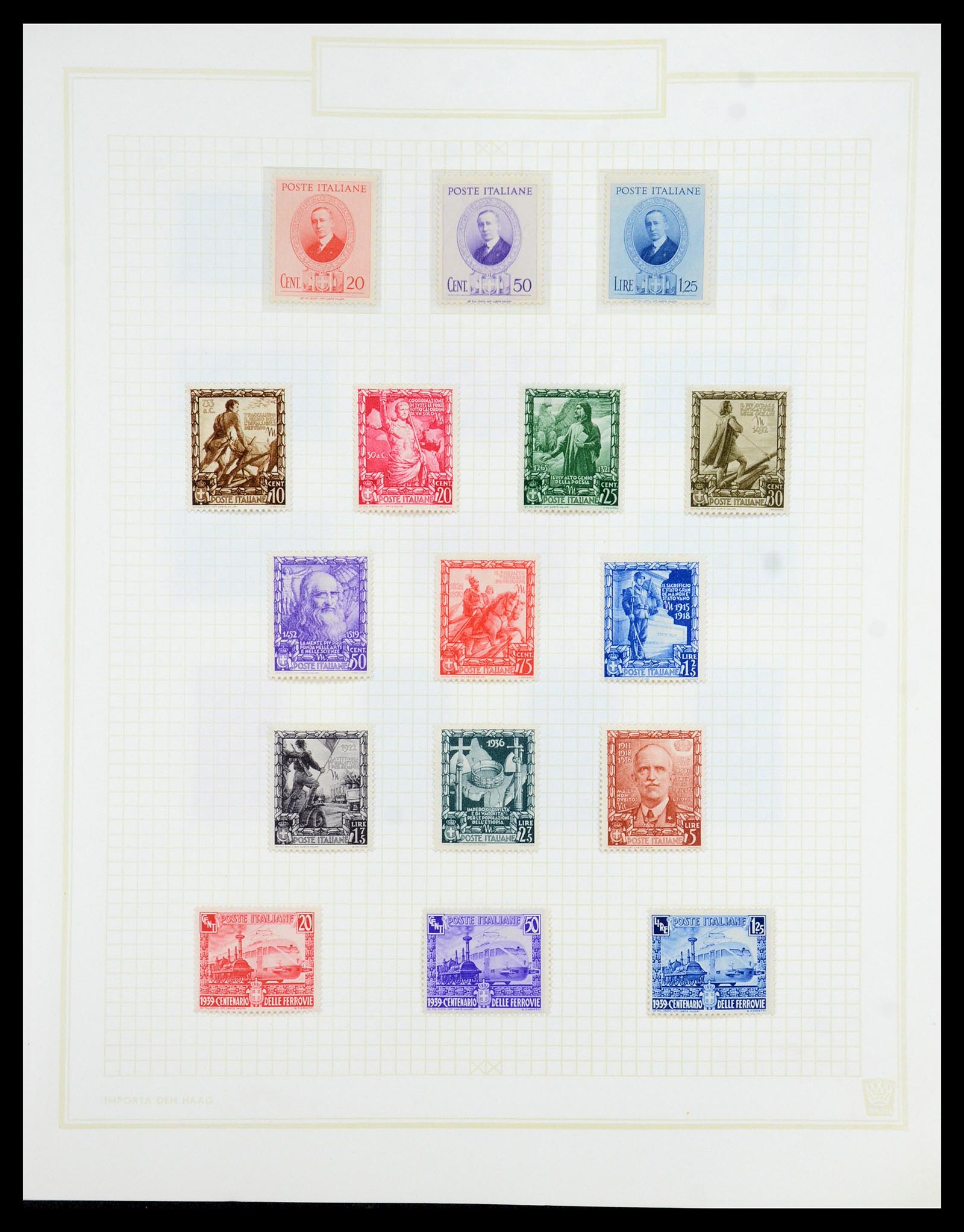 36417 036 - Postzegelverzameling 36417 Italië en Staten 1850-2001.