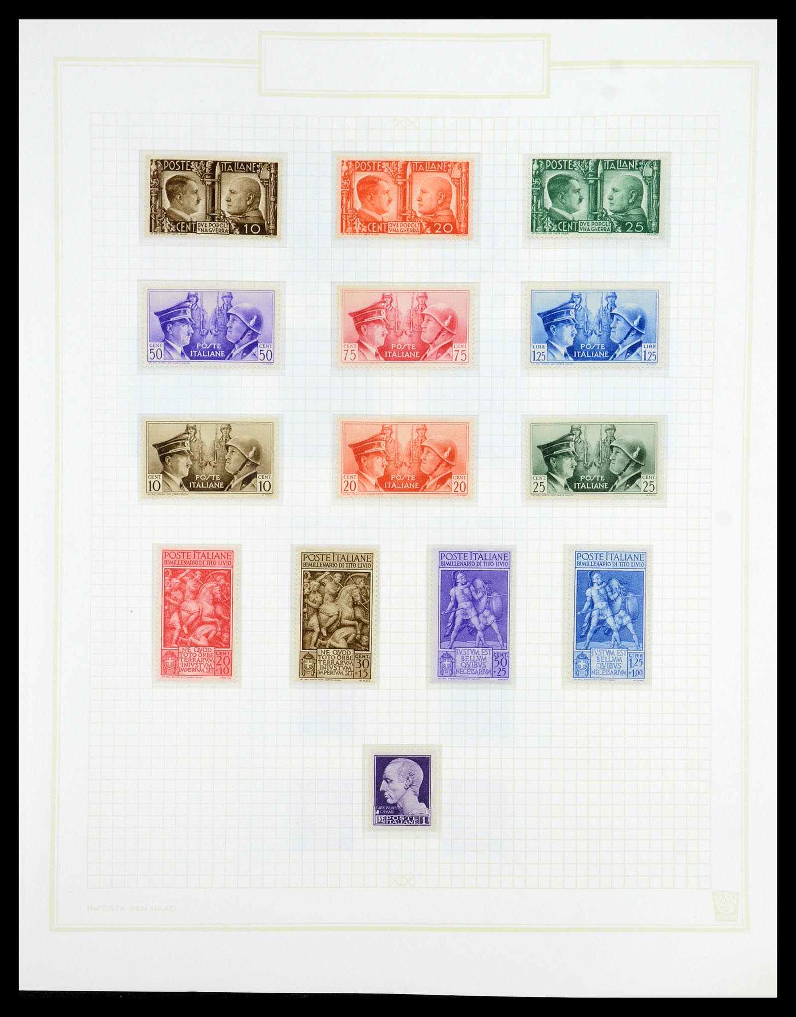 36417 037 - Postzegelverzameling 36417 Italië en Staten 1850-2001.