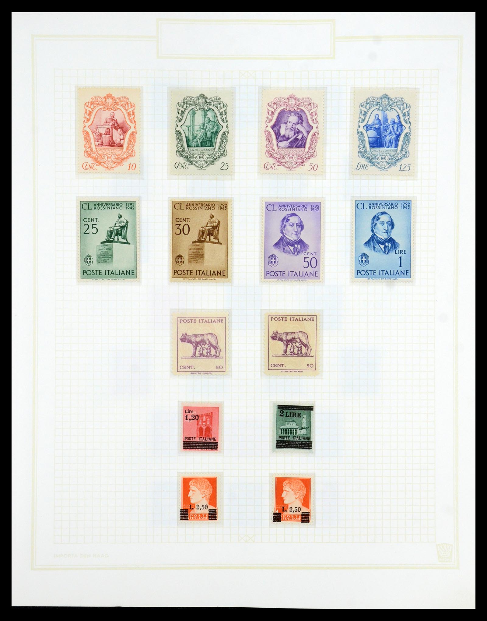 36417 038 - Postzegelverzameling 36417 Italië en Staten 1850-2001.