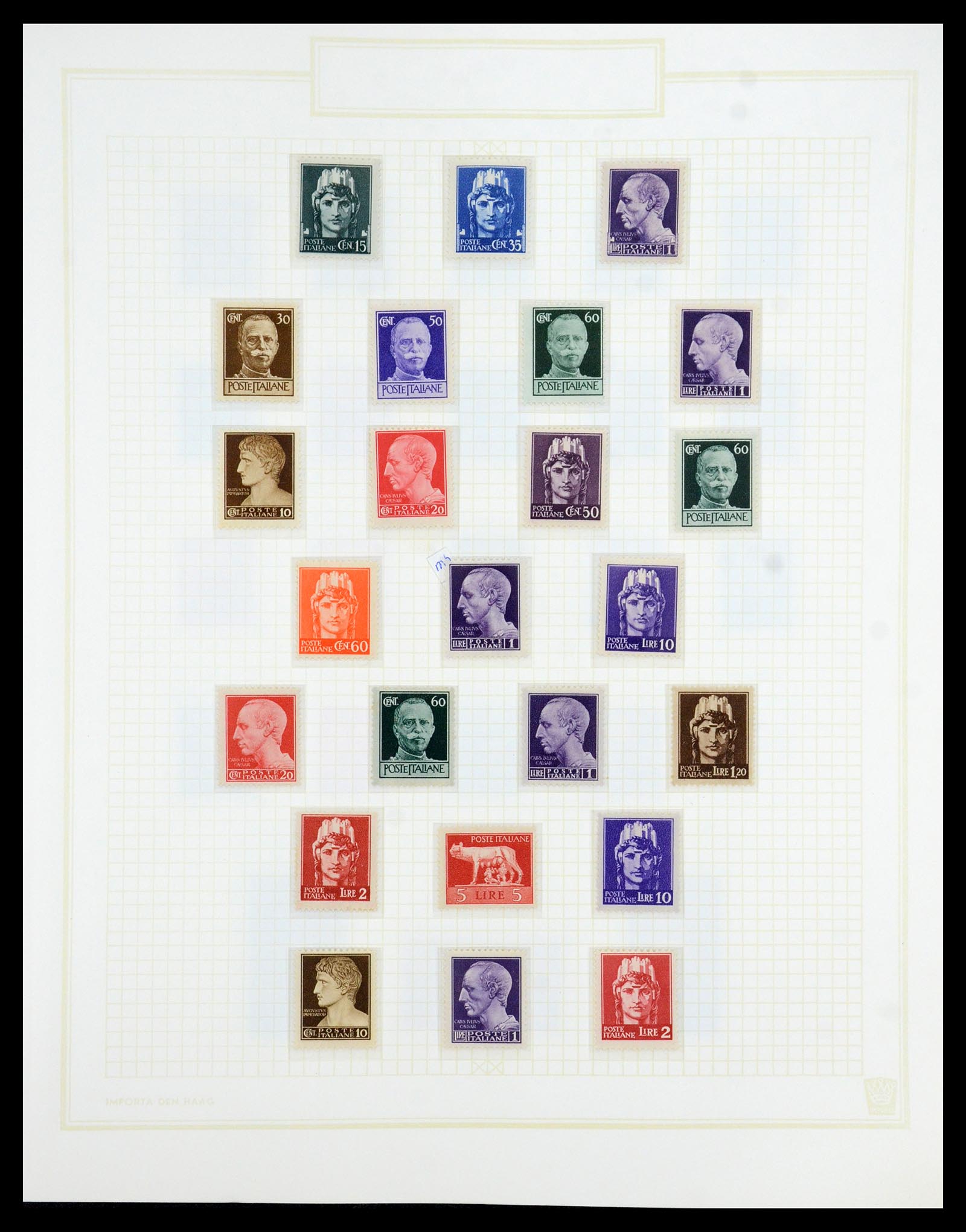 36417 039 - Postzegelverzameling 36417 Italië en Staten 1850-2001.