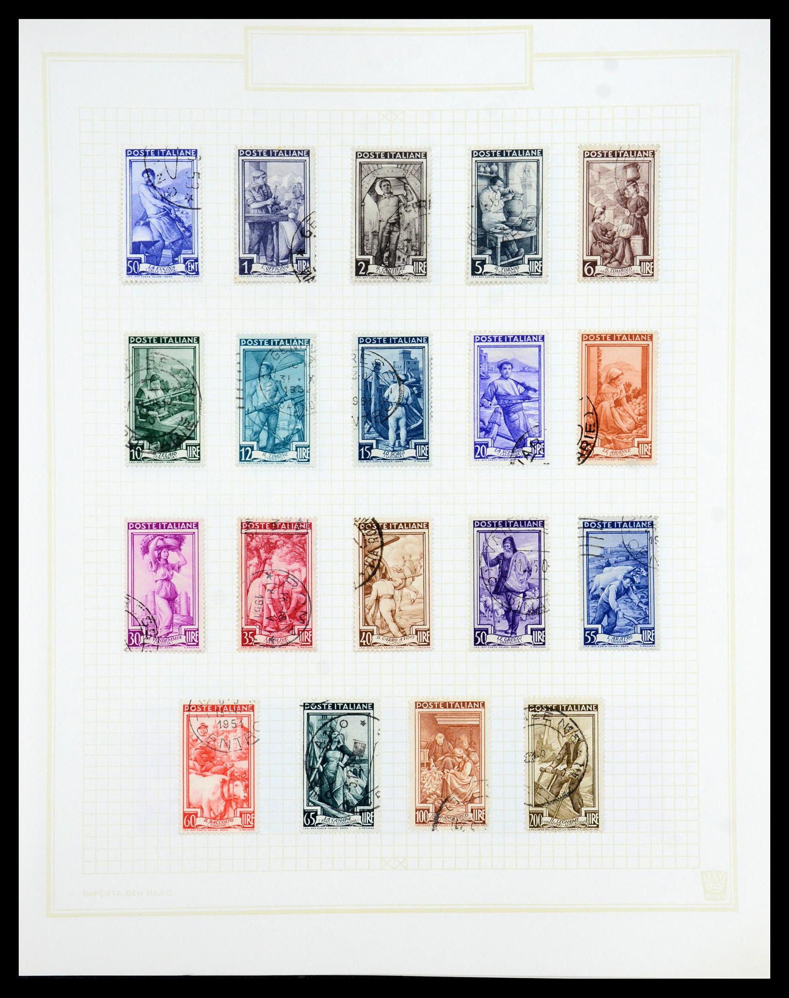 36417 049 - Postzegelverzameling 36417 Italië en Staten 1850-2001.