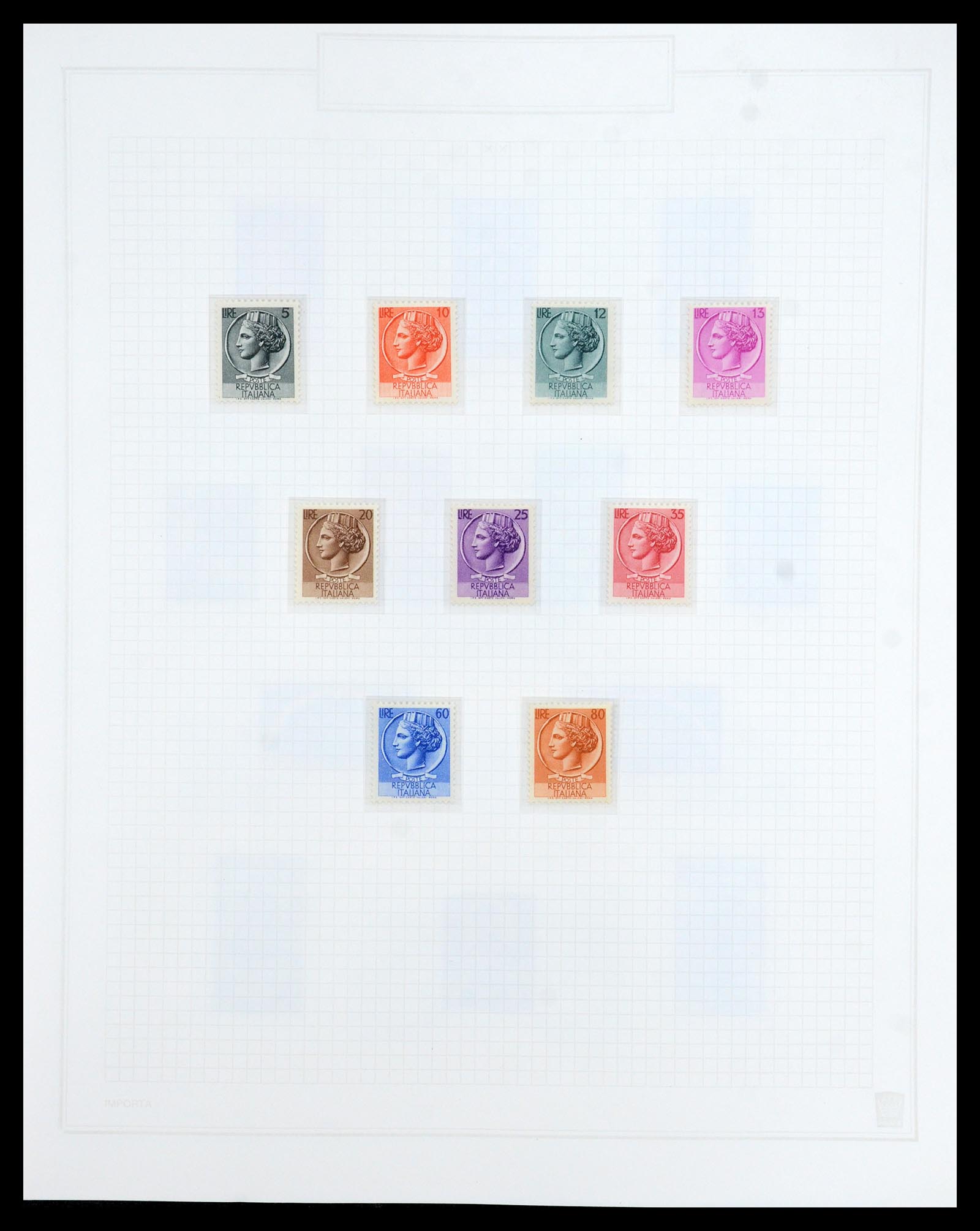 36417 055 - Postzegelverzameling 36417 Italië en Staten 1850-2001.