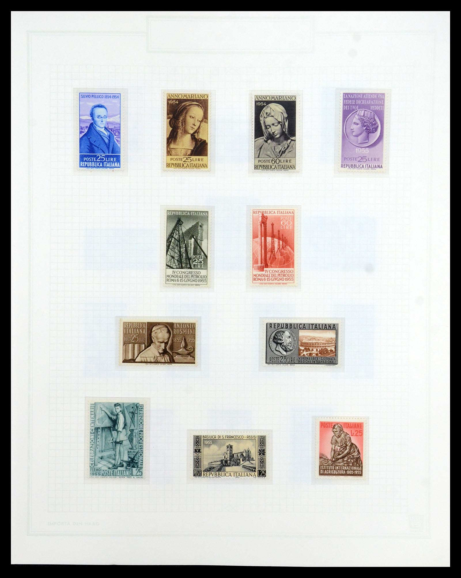 36417 059 - Postzegelverzameling 36417 Italië en Staten 1850-2001.