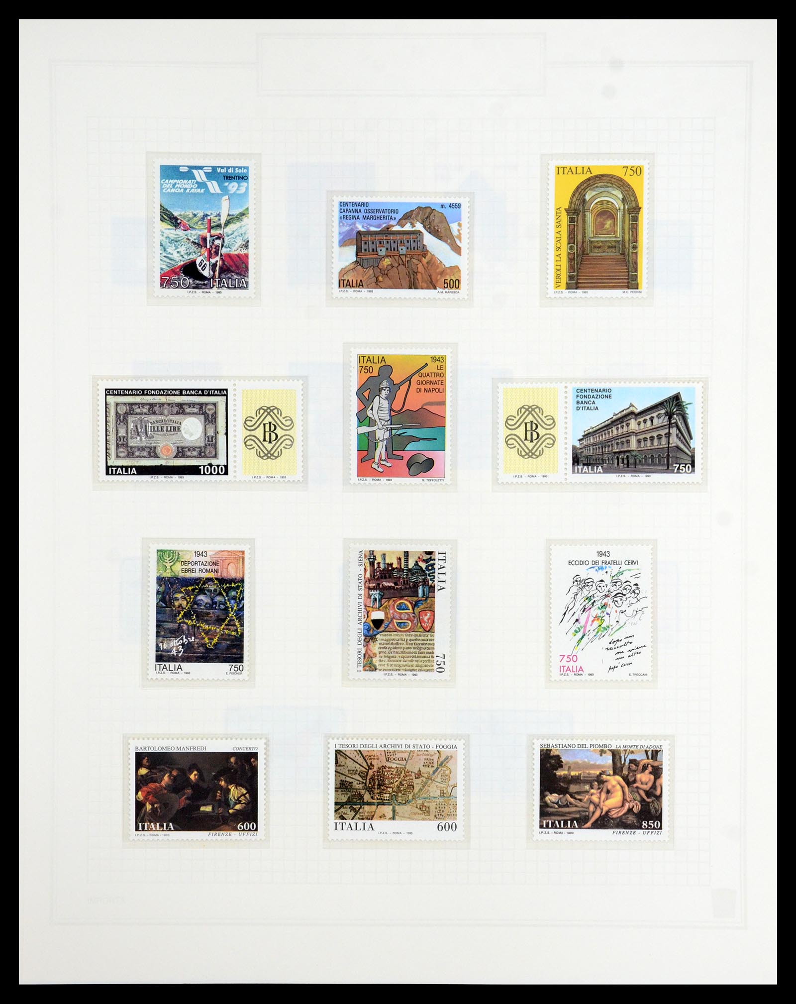 36417 224 - Postzegelverzameling 36417 Italië en Staten 1850-2001.