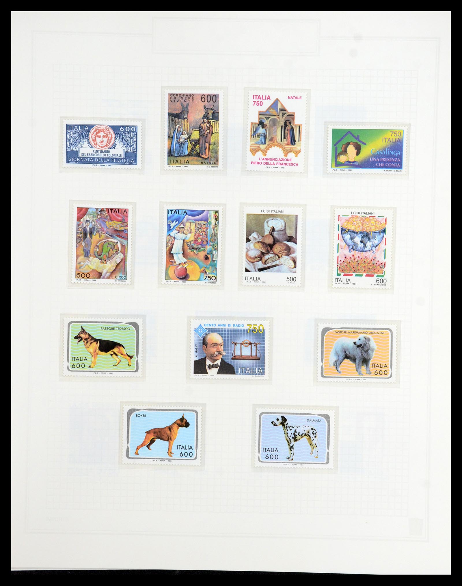 36417 225 - Postzegelverzameling 36417 Italië en Staten 1850-2001.