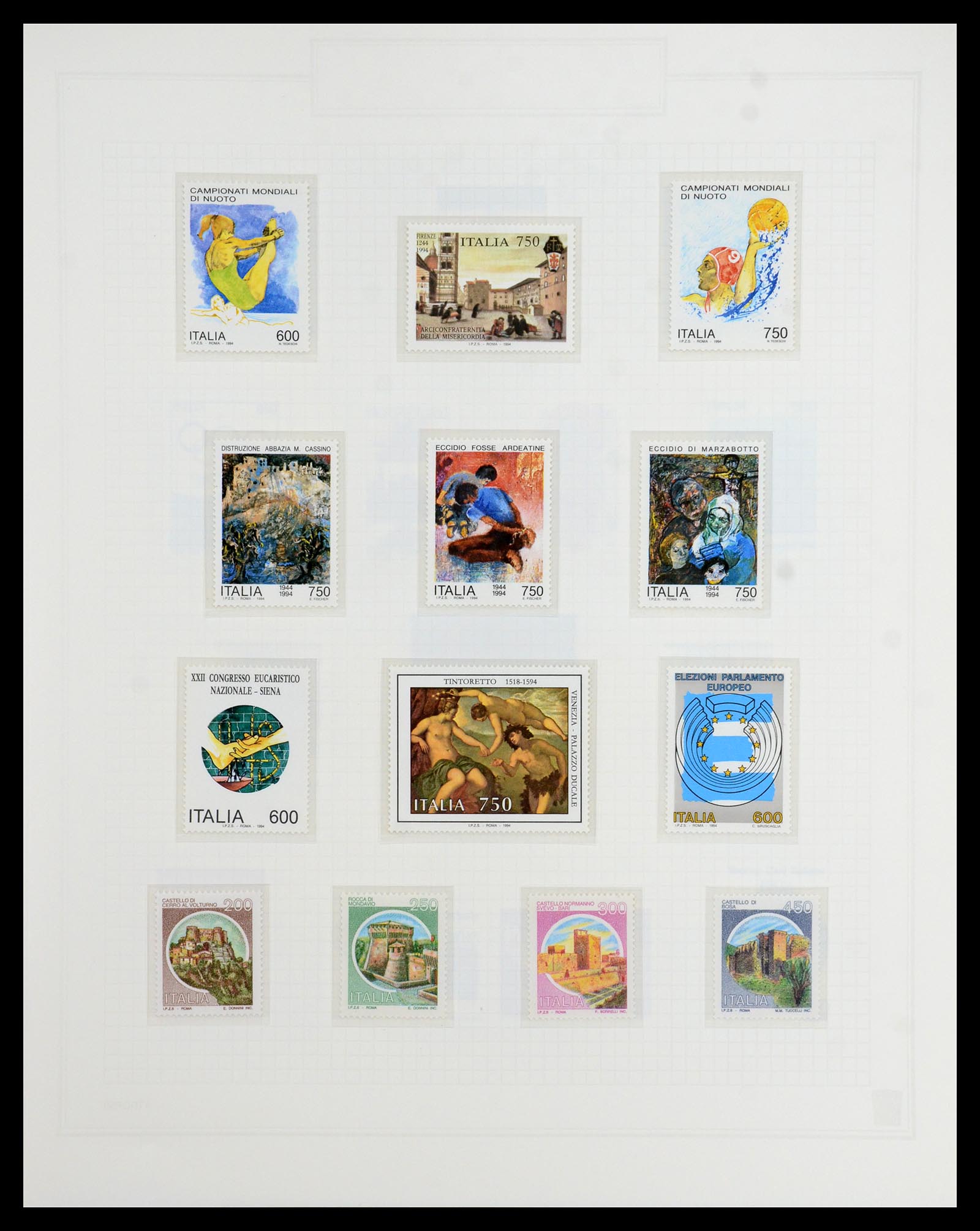 36417 227 - Postzegelverzameling 36417 Italië en Staten 1850-2001.