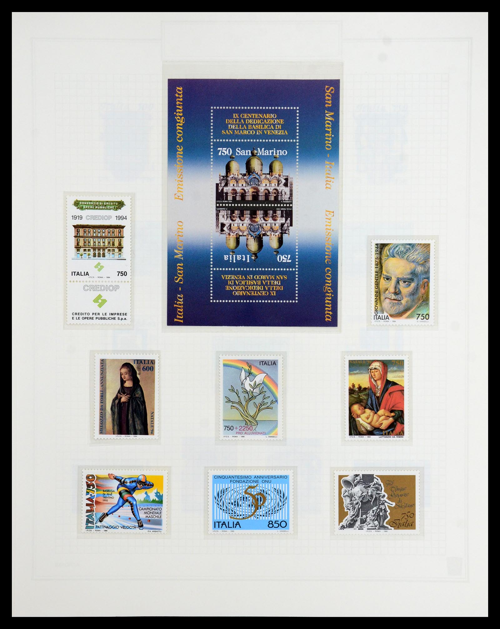 36417 229 - Postzegelverzameling 36417 Italië en Staten 1850-2001.