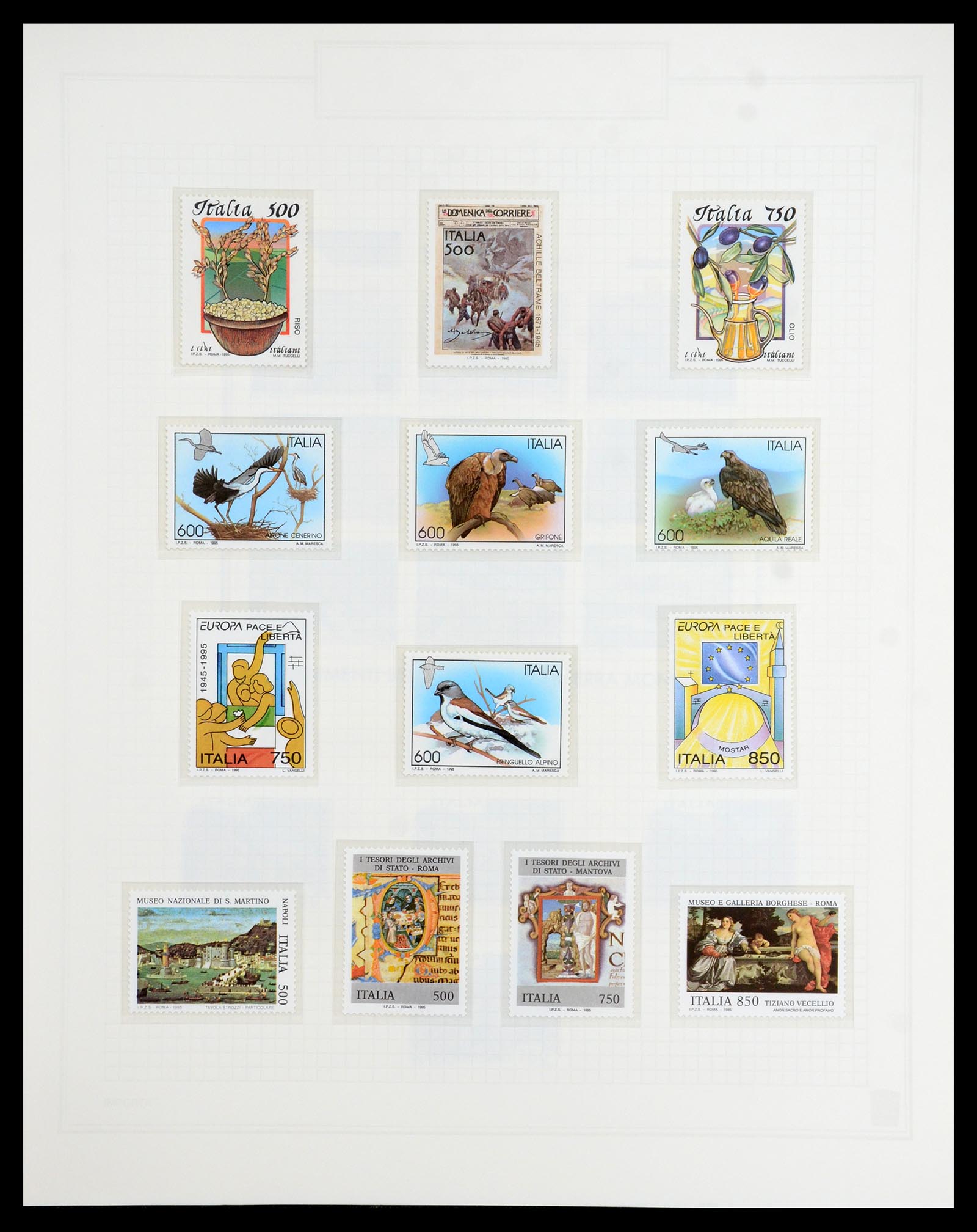 36417 230 - Postzegelverzameling 36417 Italië en Staten 1850-2001.