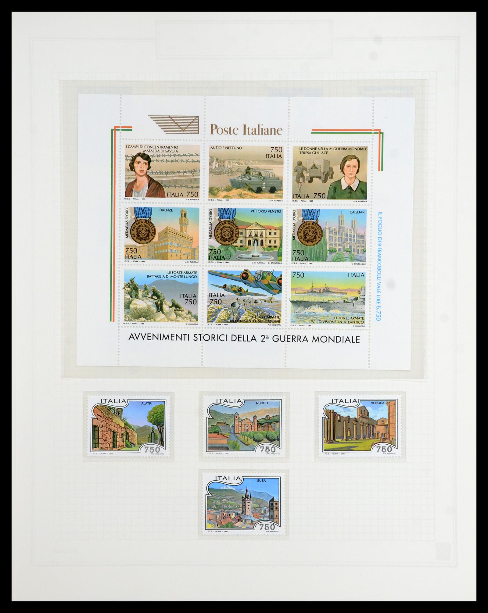 36417 231 - Postzegelverzameling 36417 Italië en Staten 1850-2001.