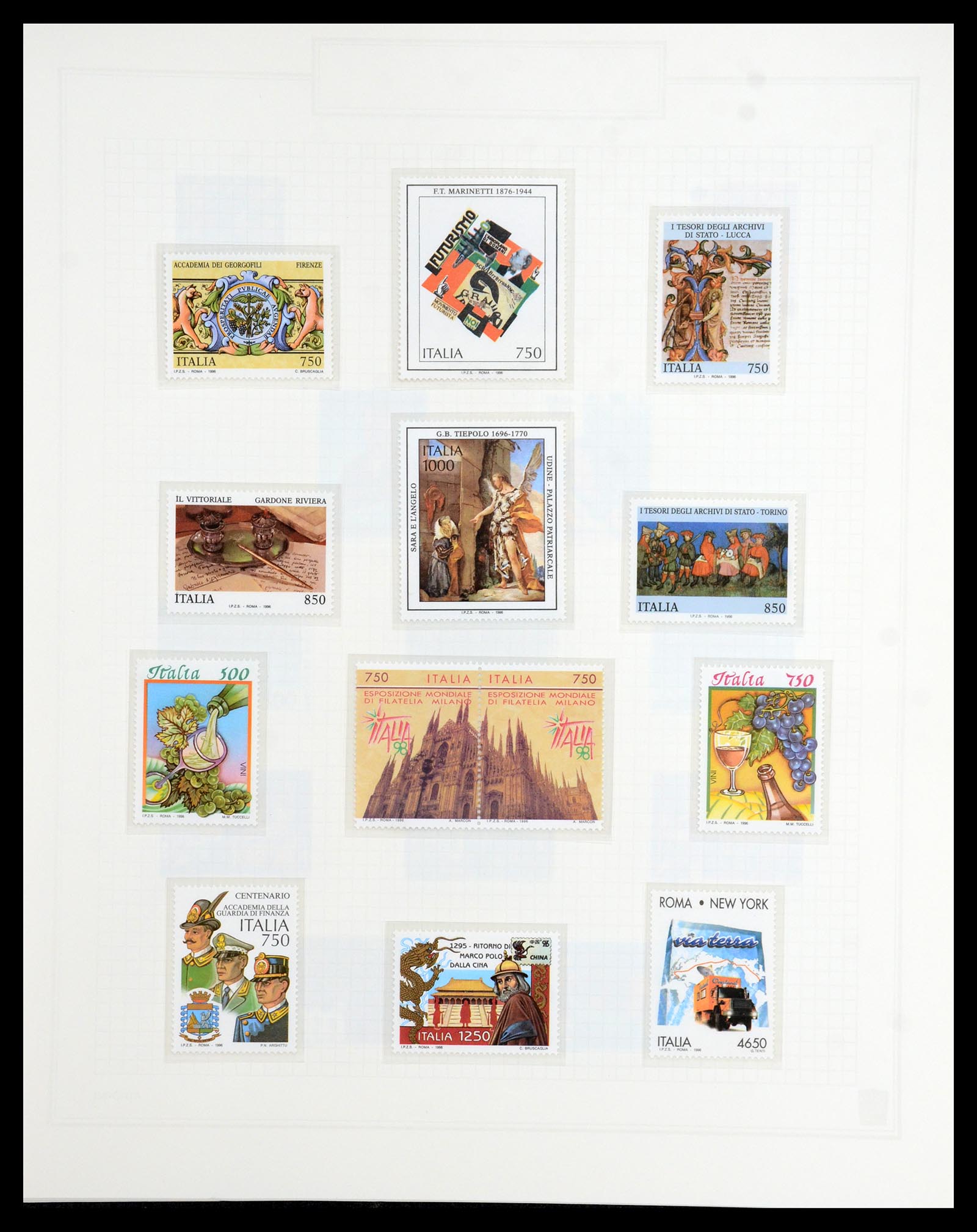 36417 234 - Postzegelverzameling 36417 Italië en Staten 1850-2001.