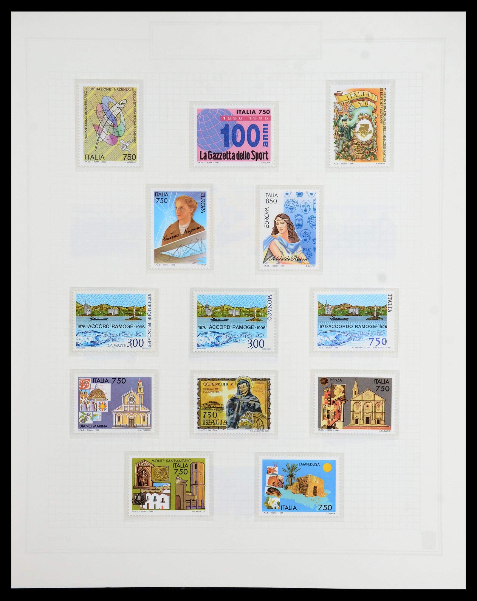 36417 235 - Postzegelverzameling 36417 Italië en Staten 1850-2001.