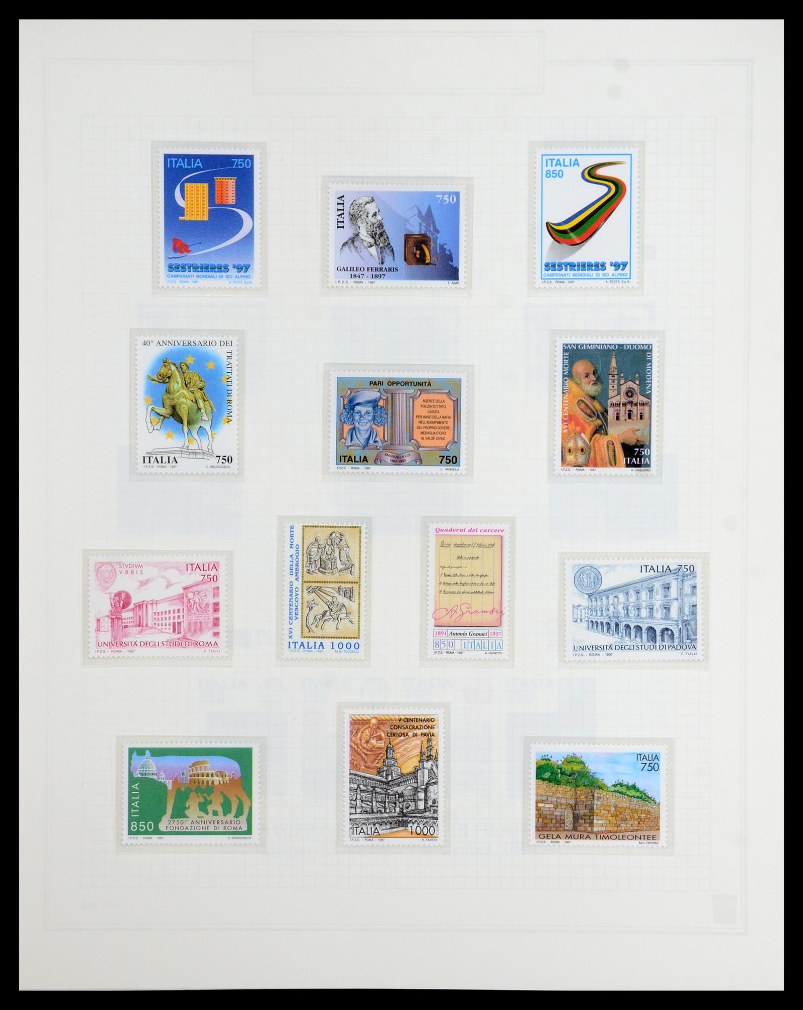 36417 239 - Postzegelverzameling 36417 Italië en Staten 1850-2001.
