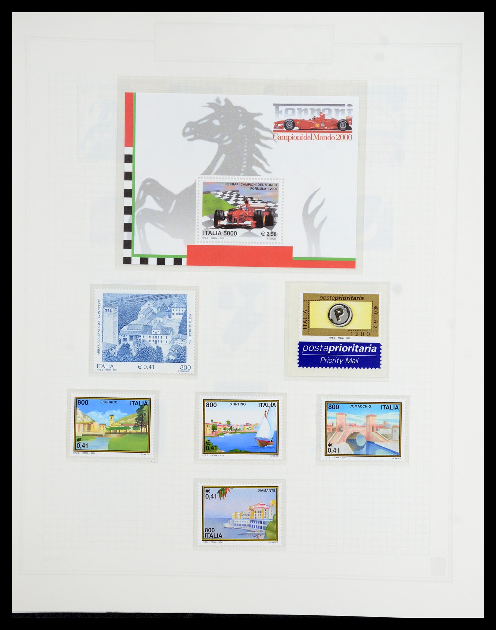 36417 263 - Postzegelverzameling 36417 Italië en Staten 1850-2001.