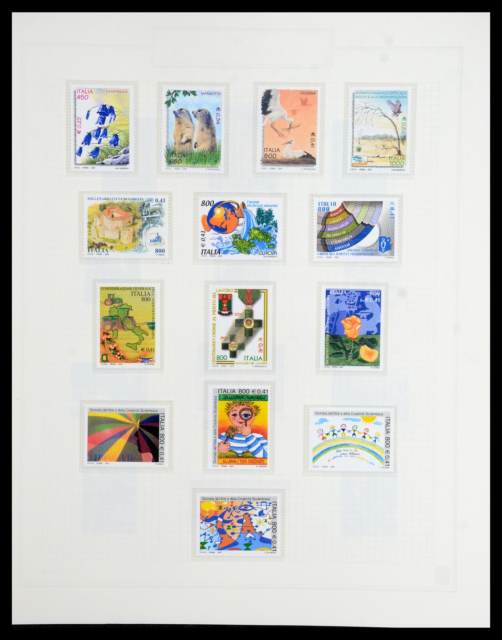 36417 264 - Postzegelverzameling 36417 Italië en Staten 1850-2001.