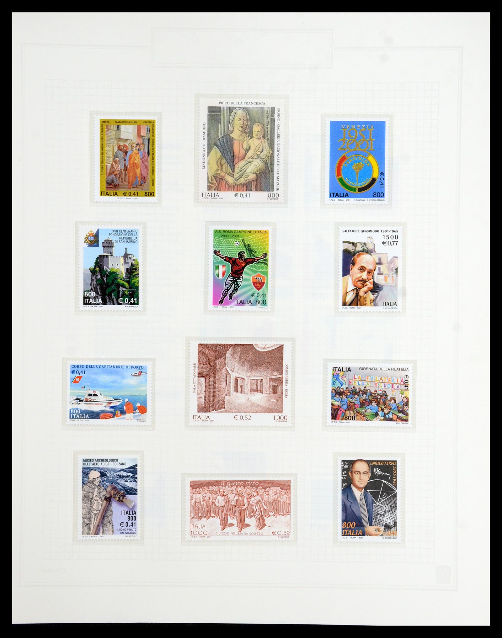 36417 265 - Postzegelverzameling 36417 Italië en Staten 1850-2001.